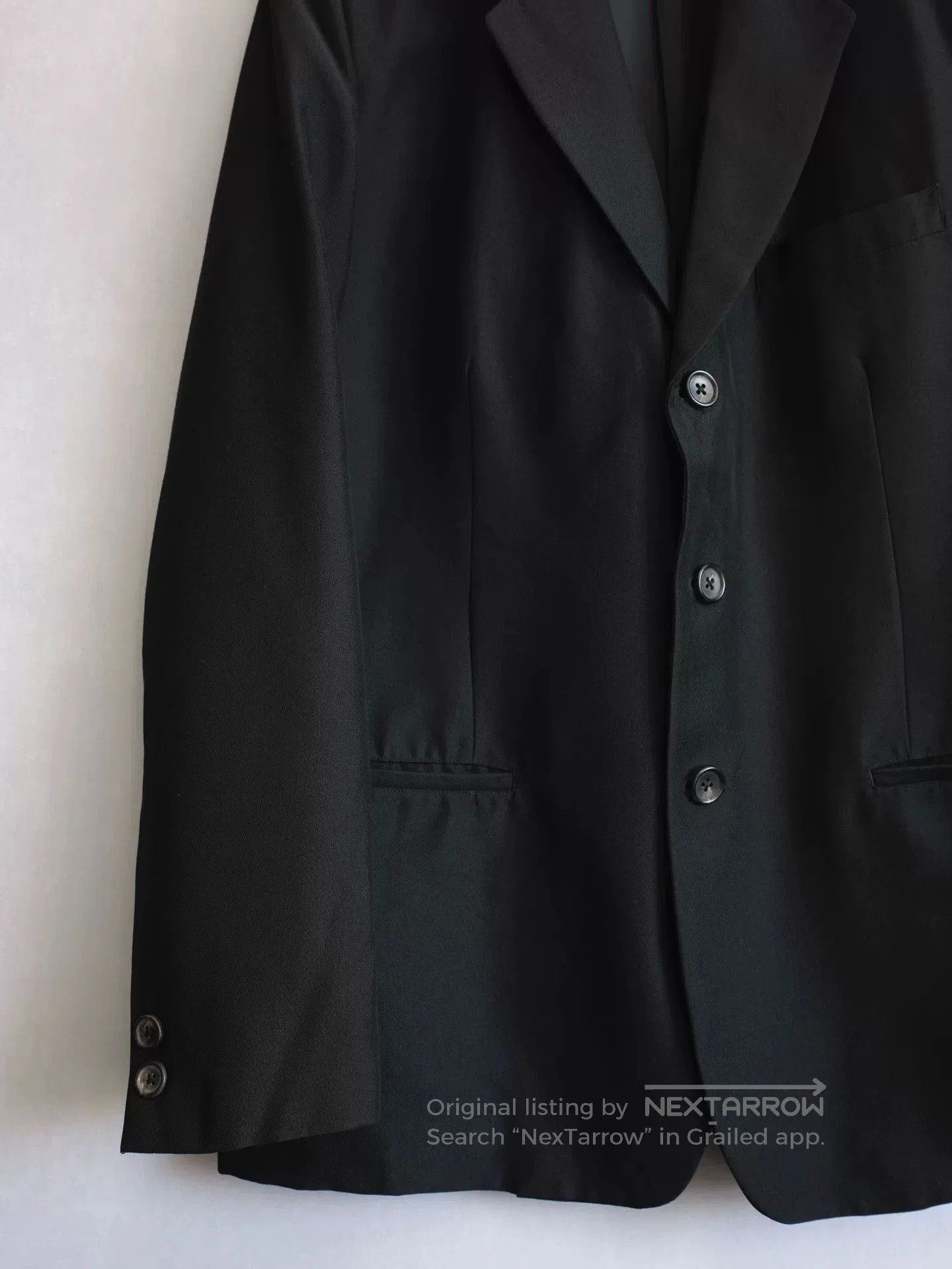 Yohji Yamamoto Yohji Yamamoto 97AW 3B Blended Suit Jacket. Size US M / EU 48-50 / 2 - 6 Thumbnail