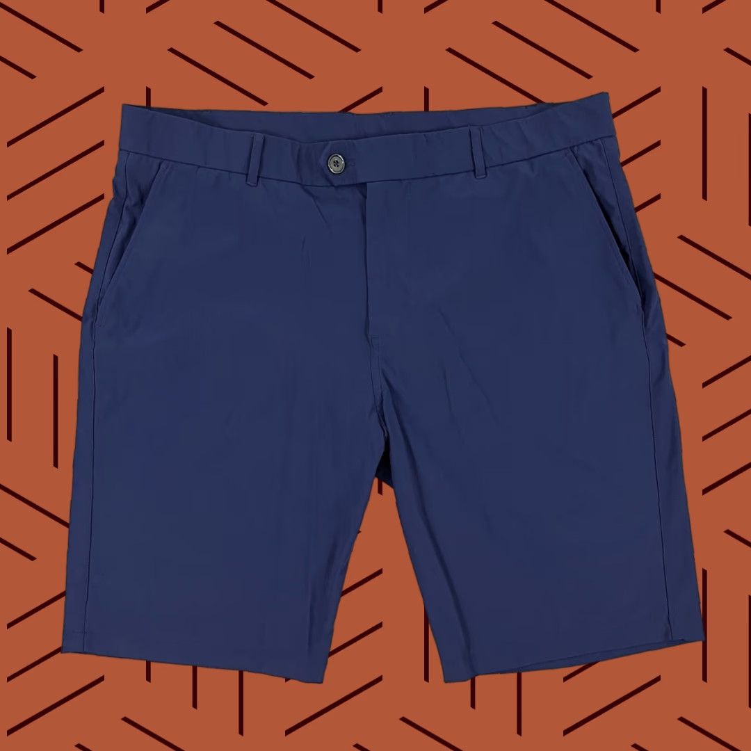 Vintage Greyson Shorts 38 10" Blue Performance Golf Chino Preppy Casual Montauk Mens Size US 38 / EU 54 - 1 Thumbnail