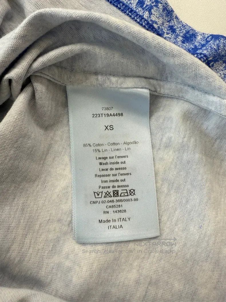 Dior Dior Blue Animal World Printed T-shirt Size US XS / EU 42 / 0 - 4 Thumbnail