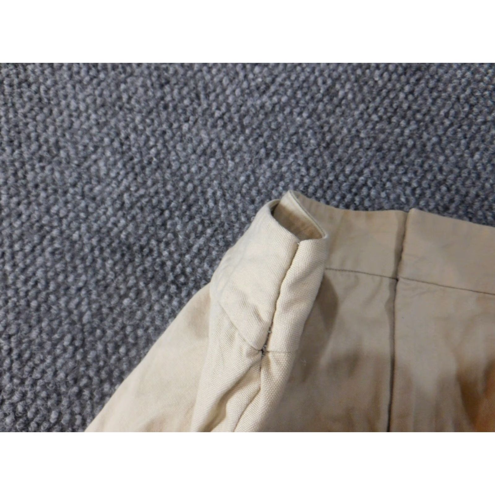 Ralph Lauren Lauren Ralph Lauren Bermuda Shorts Womens 8 Beige Classic Chino Flat Front Zip 100% Cotton Regular Rise Mid Knit Pant Walking Casual Boys? No. (Oops) Size 30" / US 8 / IT 44 - 5 Thumbnail