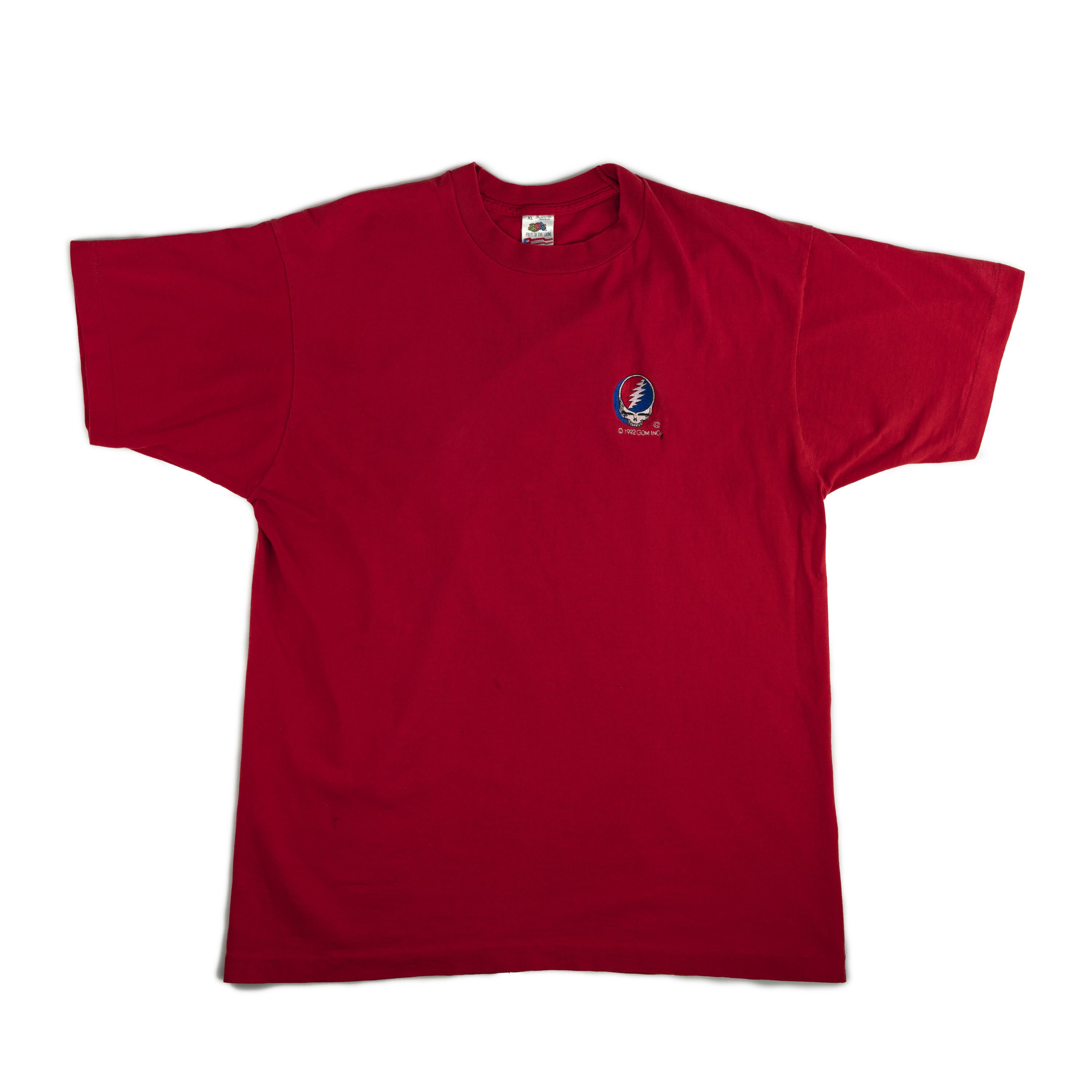 Band Tees Vintage 1992 Grateful Dead Embroidered Tee Shirt Size US XL / EU 56 / 4 - 1 Thumbnail