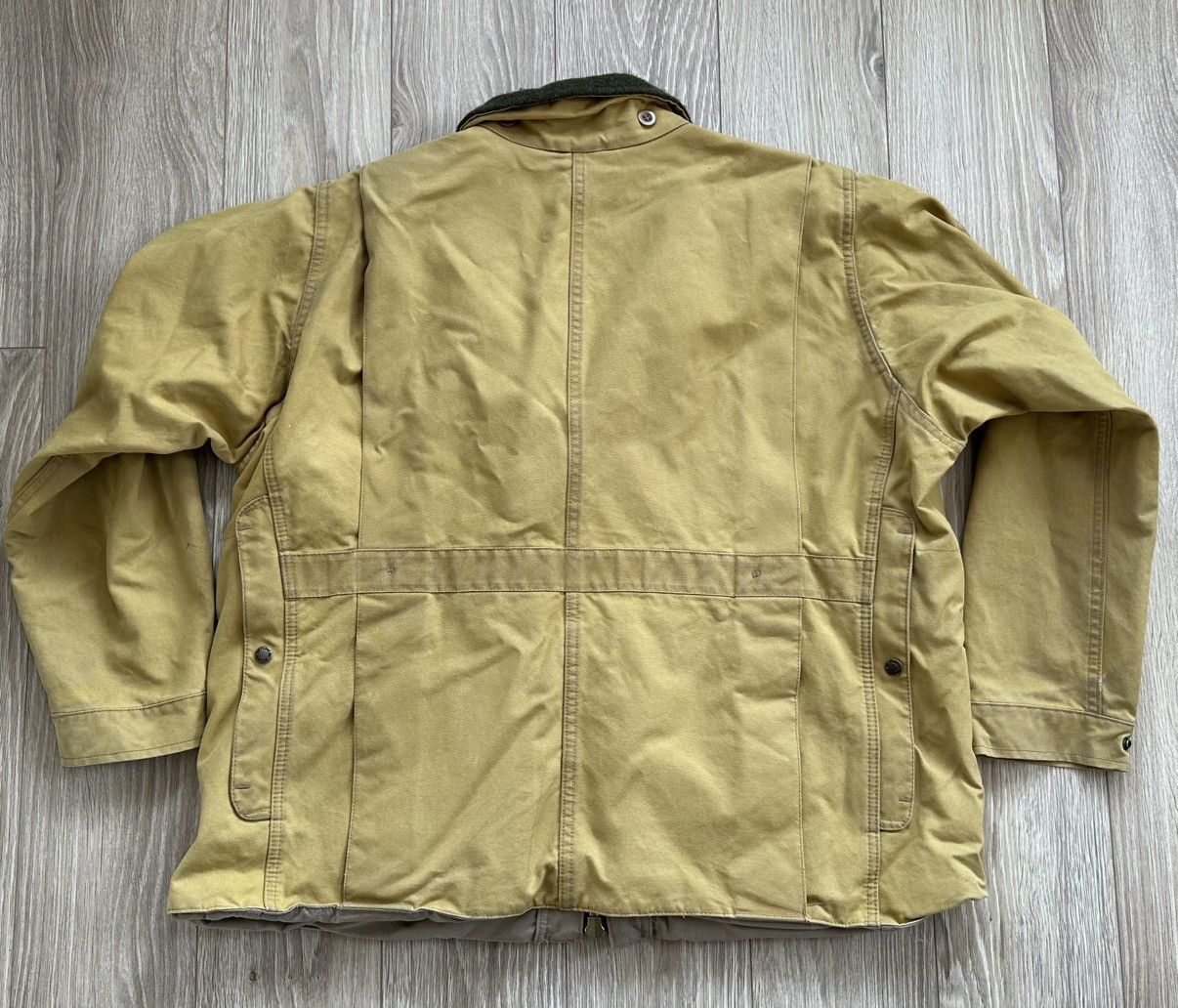 Filson Vintage Filson Tin Cloth Field Waxed Beige Workwear Jacket Size US XXL / EU 58 / 5 - 5 Thumbnail
