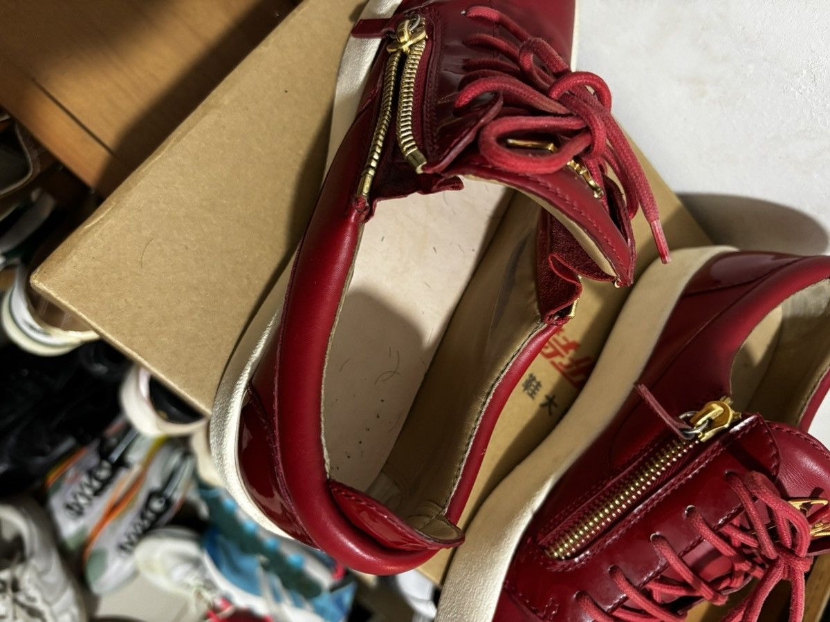 Giuseppe Zanotti Giuseppe Zanotti Red Sneakers Size US 8 / EU 41 - 9 Thumbnail