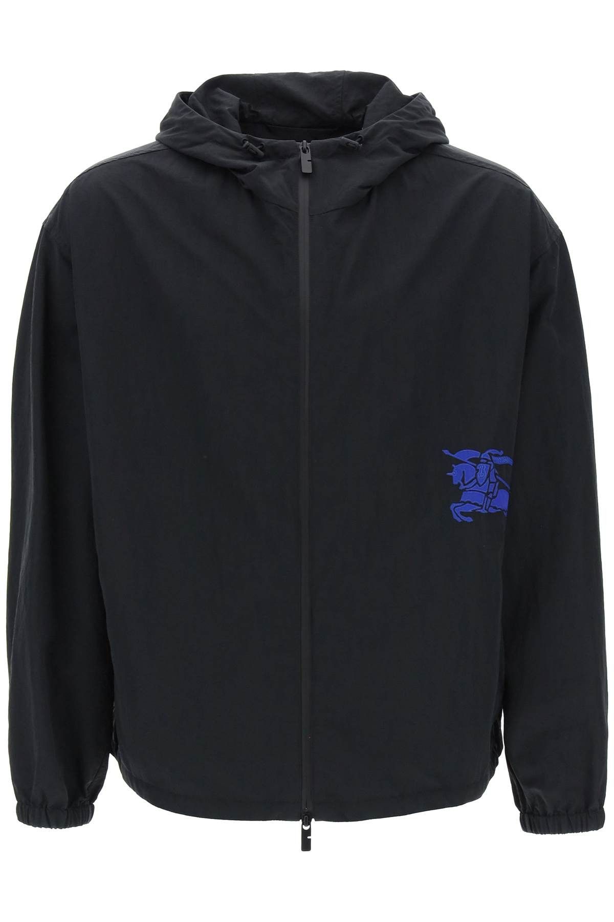 image of Burberry Lightweight Nylon Jacket By Ekd in Black, Men's (Size Medium)