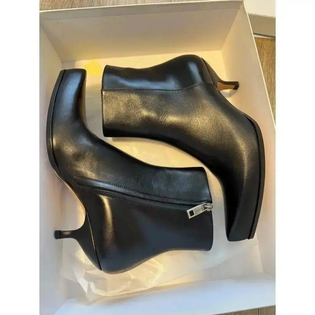 Max Mara Leather boots, Max Mara Size US 8 / IT 38 - 3 Thumbnail