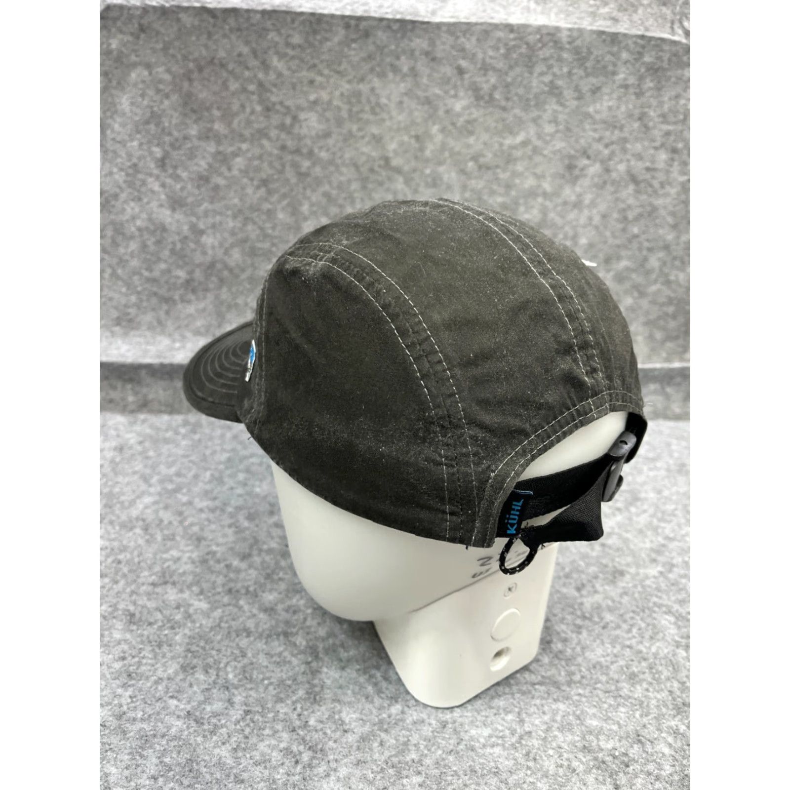 Vintage KÜHL Hat Cap Strap Back Adult One Size Gray Cotton Nylon Blend 5 Panel Camp Hat/Cap Men Trucker Hat Adjustable Lightweight Outdoor Casual Crewneck? Size ONE SIZE - 5 Thumbnail