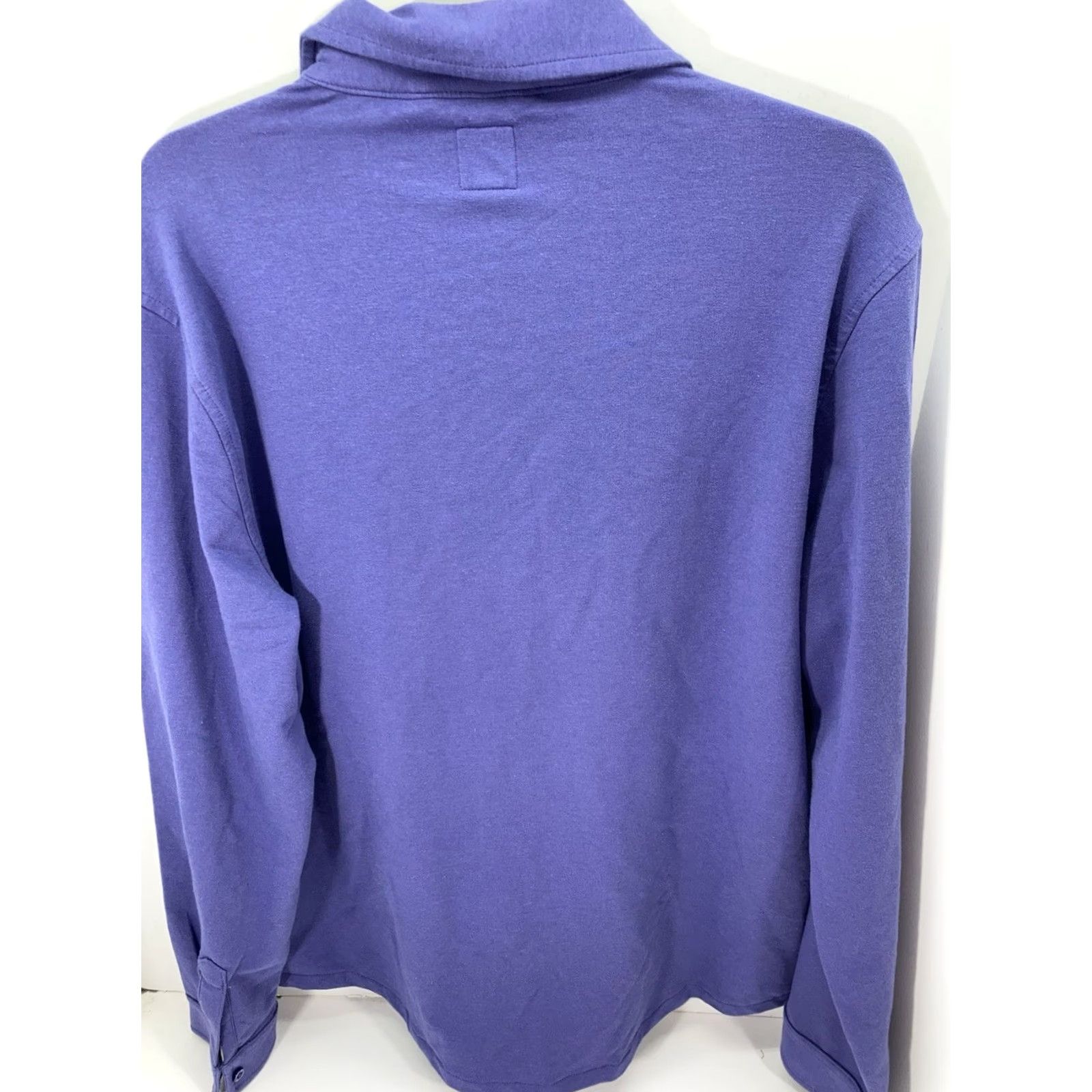 Gap Gap Knit Shirt Men Medium Blue Button Long Sleeve Cotton Blend Stretch NWT Size US M / EU 48-50 / 2 - 7 Thumbnail