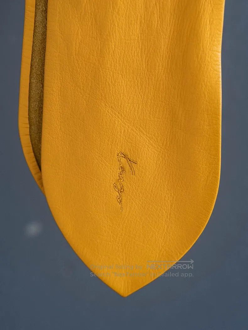 Kenzo Kenzo Yellow leather wide belt Size ONE SIZE - 7 Thumbnail