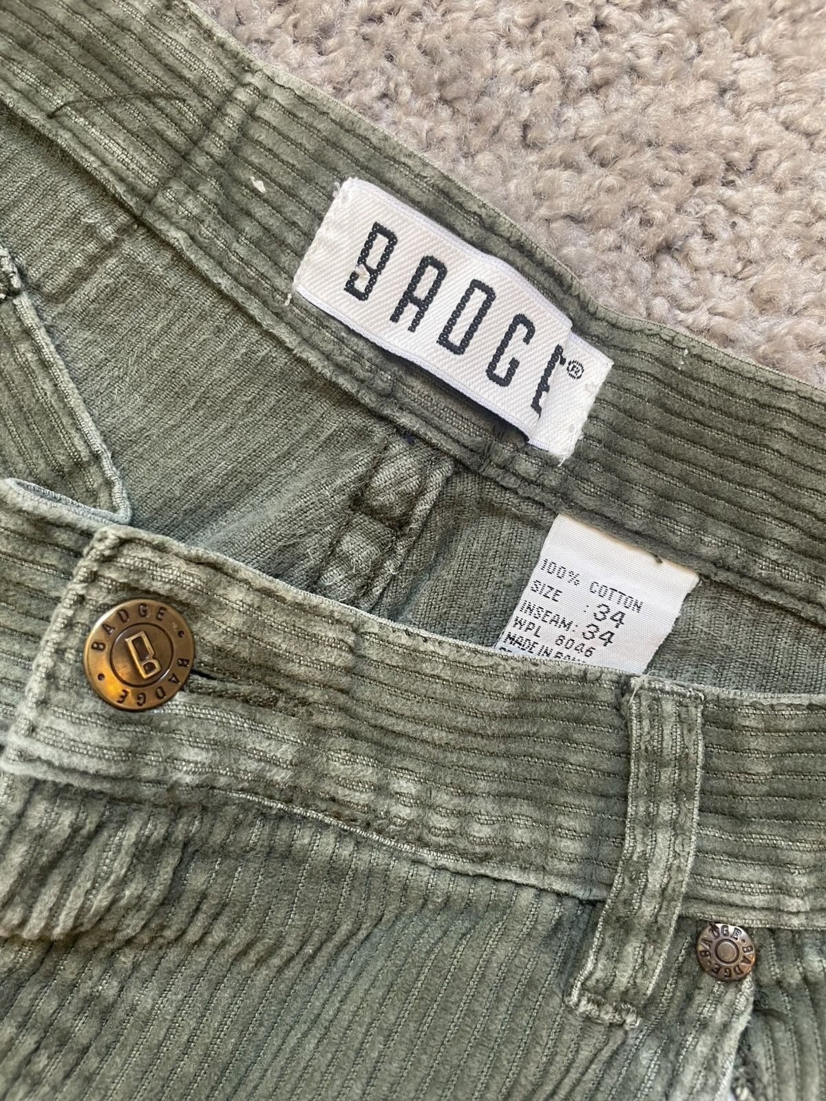 Vintage Corduroy baggy pants Size US 34 / EU 50 - 5 Thumbnail
