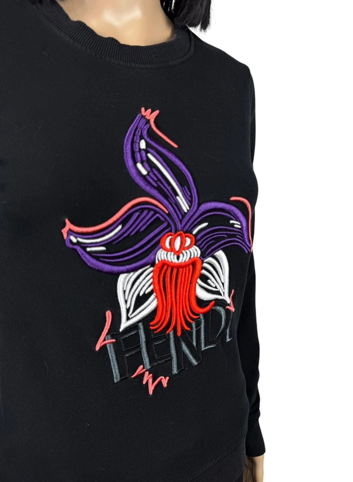 Fendi Fendi Sweatshirt Embroidered size 38 Size XS / US 0-2 / IT 36-38 - 4 Thumbnail