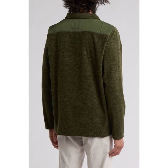 Tommy Bahama Tommy Bahama Mens Green Half Zip Pockets Arch Cape Knit Pull Size US L / EU 52-54 / 3 - 2 Thumbnail