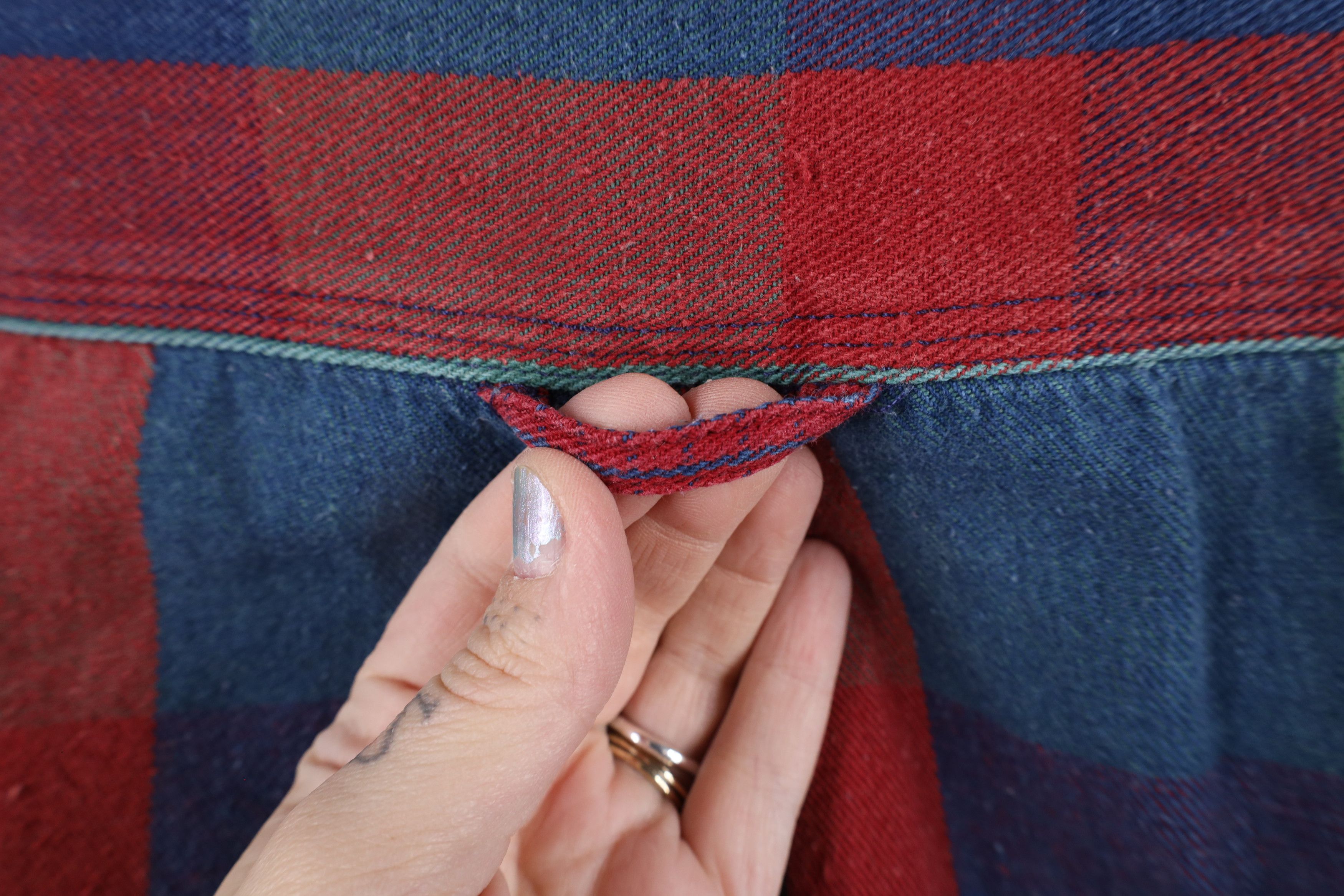 Vintage Vintage 90s Streetwear Plaid Flannel Button Down Shirt Size US L / EU 52-54 / 3 - 9 Thumbnail