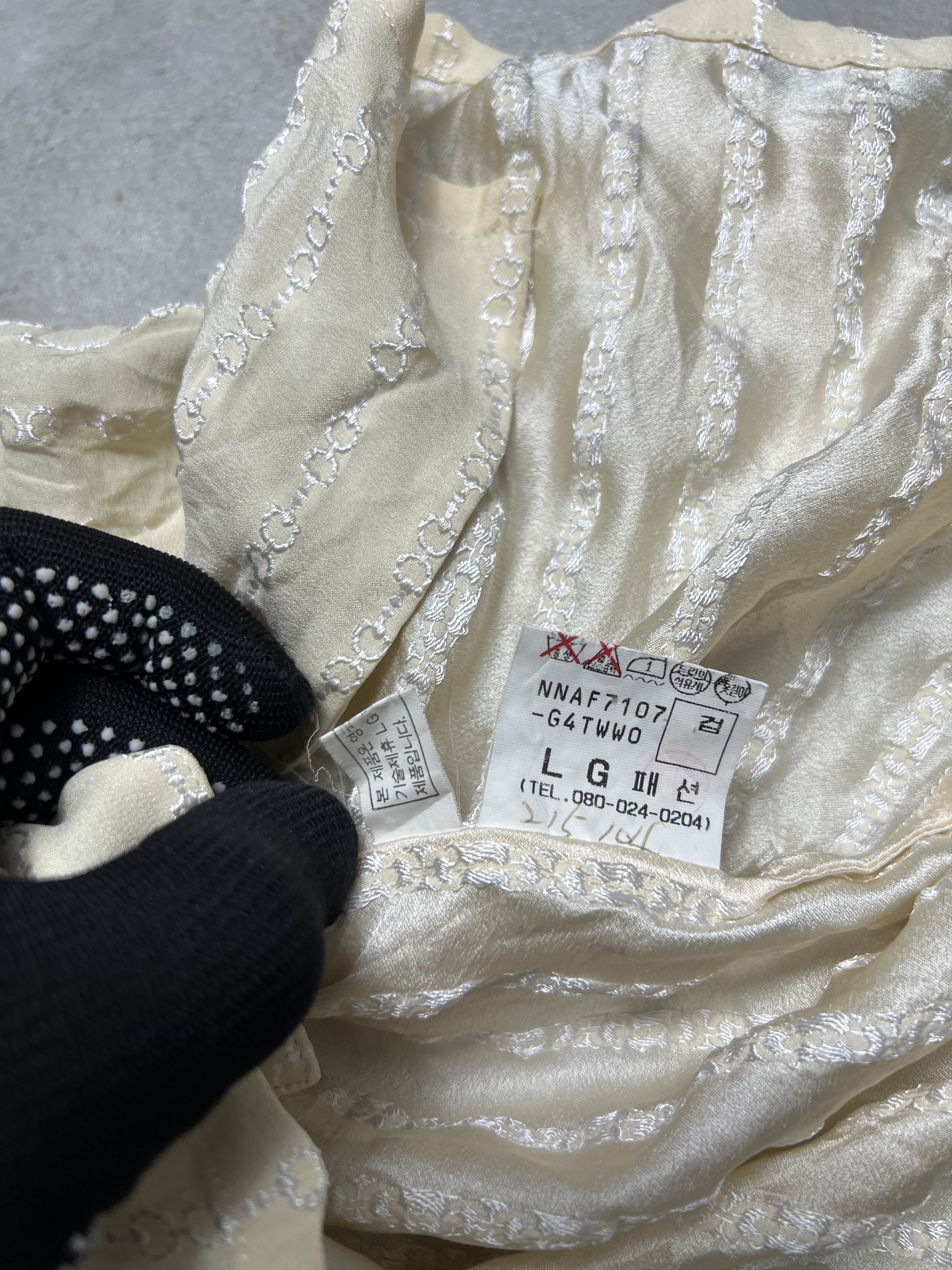 DAKS × Vintage Vintage DAKS Monogram Buttons Up Blouse (M) GTMPT426 Size M / US 6-8 / IT 42-44 - 6 Thumbnail