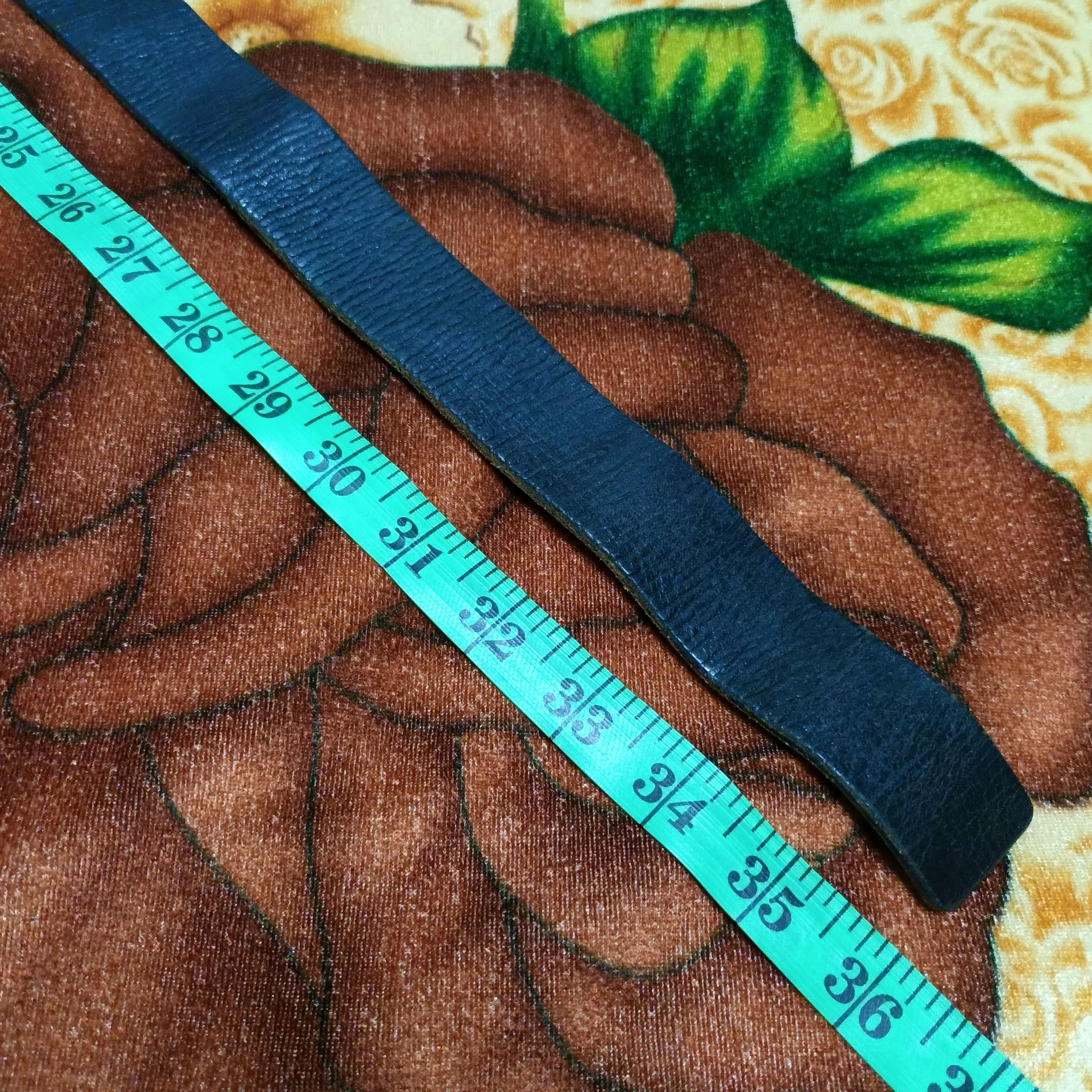 Michel Klein MICHEL KLEIN Paris Leather Black Belt Size ONE SIZE - 10 Thumbnail