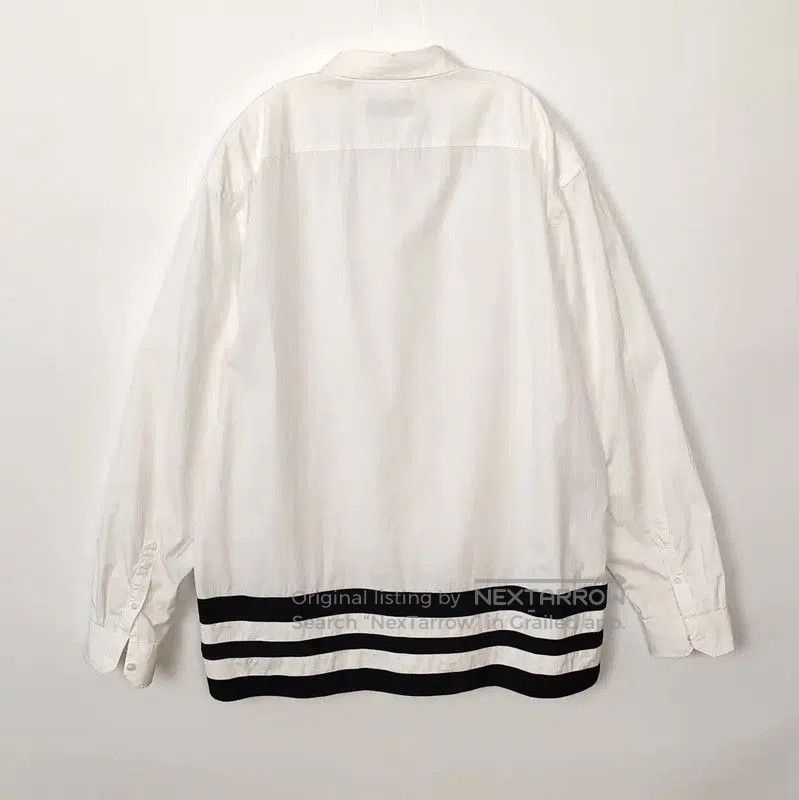 Burberry Burberry White Cotton Long Sleeve Shirt. Size US XL / EU 56 / 4 - 2 Thumbnail