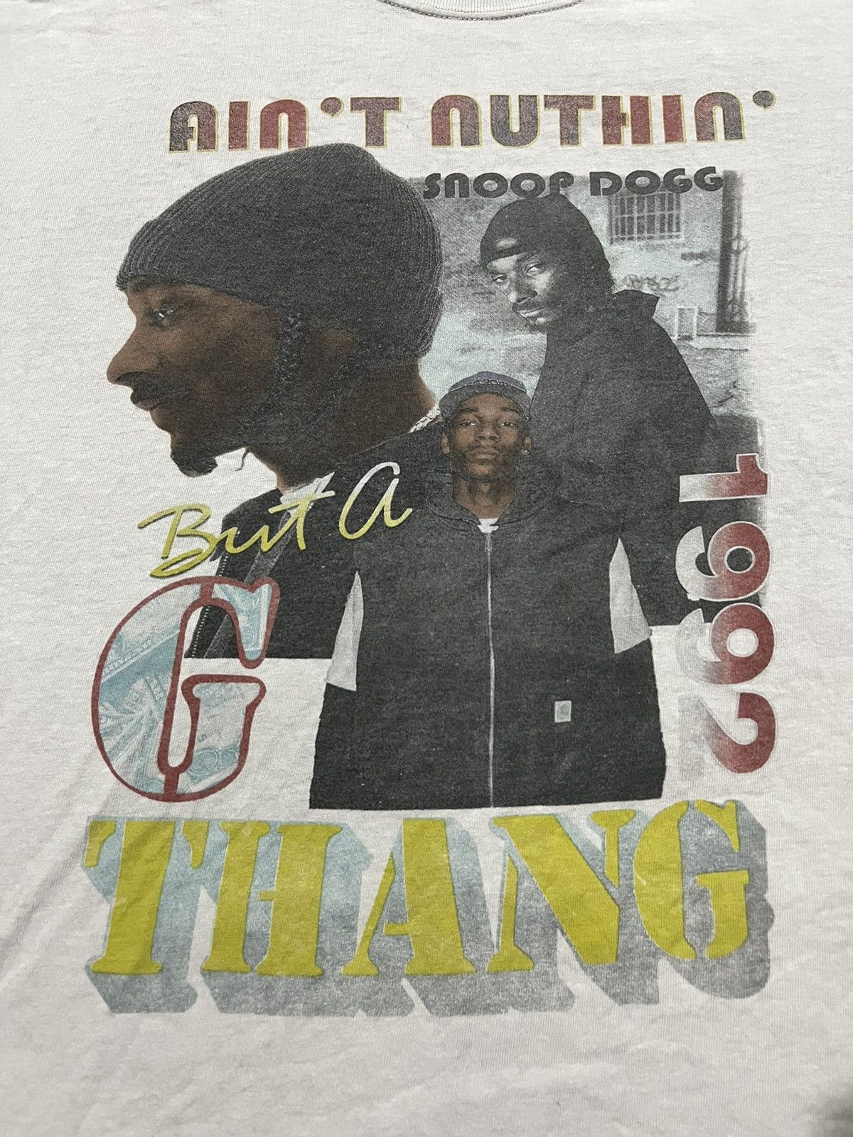 Rap Tees × Snoop Dogg × Vintage Vintage 1992 Snoop Dogg Ain't Nuthing But a G Thang Rap Tees Size US XL / EU 56 / 4 - 3 Thumbnail