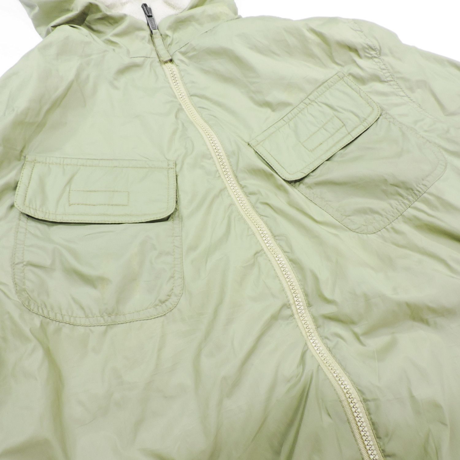 Moncler 90’S MONCLER HUSKY REVERSIBLE LIGHT GREEN FLEECE JACKET Size US S / EU 44-46 / 1 - 15 Thumbnail