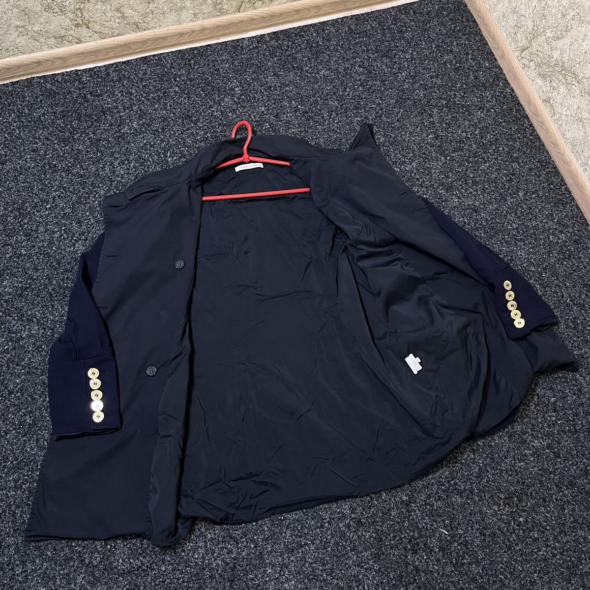 Pierre Balmain Pierre Balmain Coat Navy Jacket blazer Size M / US 6-8 / IT 42-44 - 8 Thumbnail
