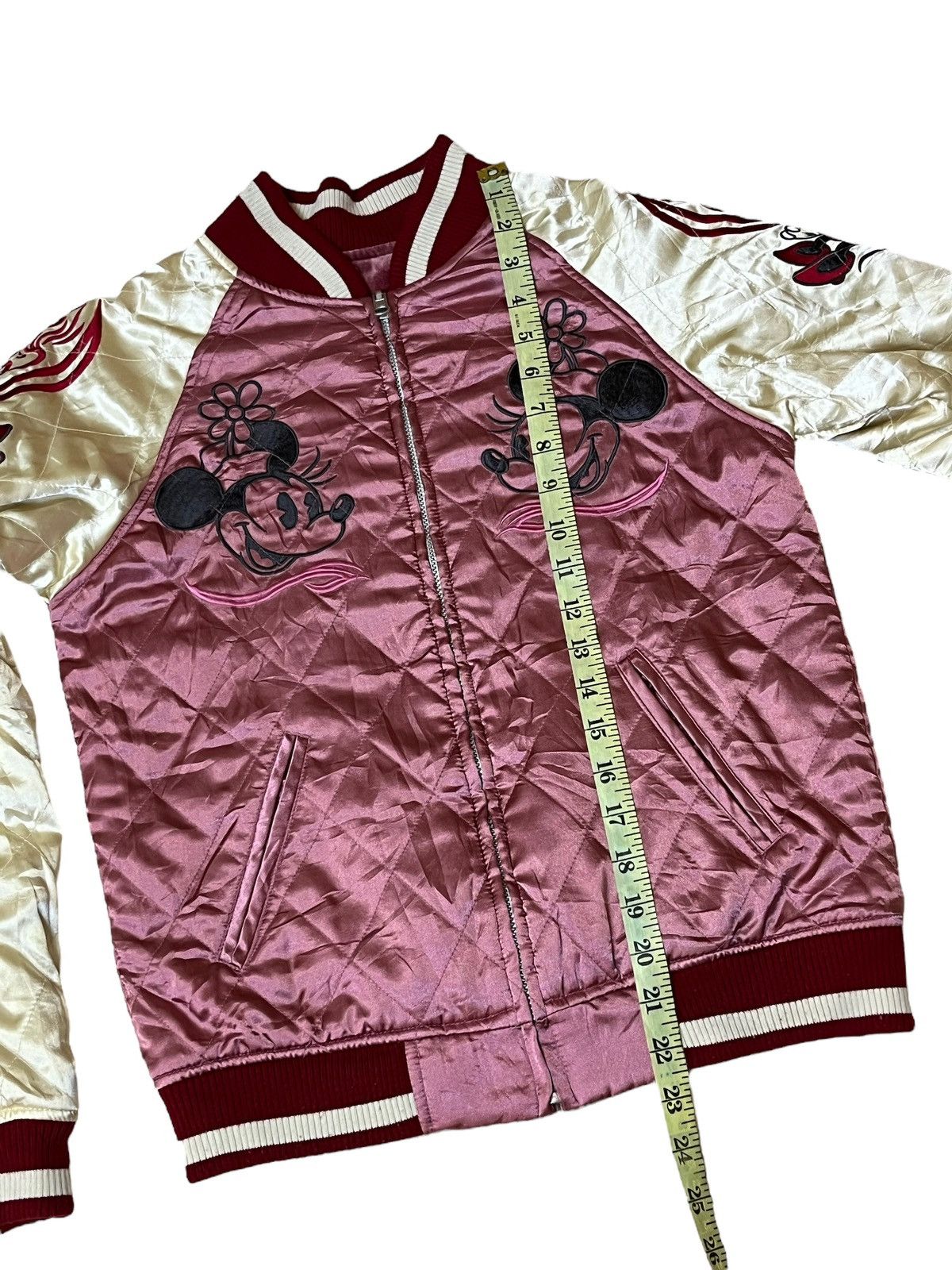 Disney SUKAJAN DISNEY MINNIE MOUSE NYLON/VELVET REVERSIBLE JACKET Size US XS / EU 42 / 0 - 18 Thumbnail