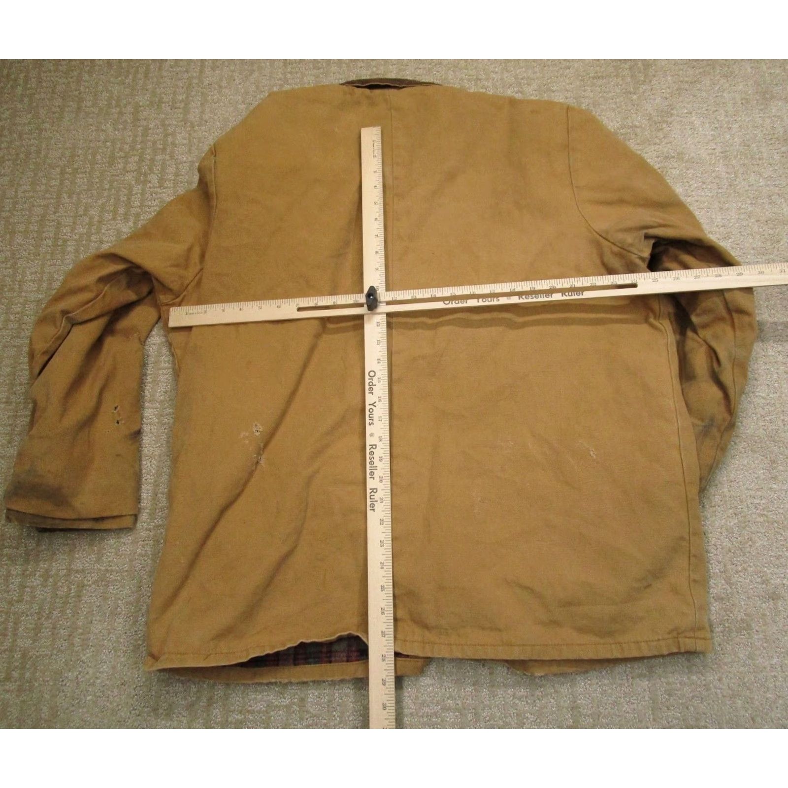 Walls VINTAGE Walls Jacket Bomber Jacket Men XL Brown Chore Blanket Lined 90s USA Wind-Resistant Pockets Zip Corduroy? Size US XL / EU 56 / 4 - 7 Thumbnail