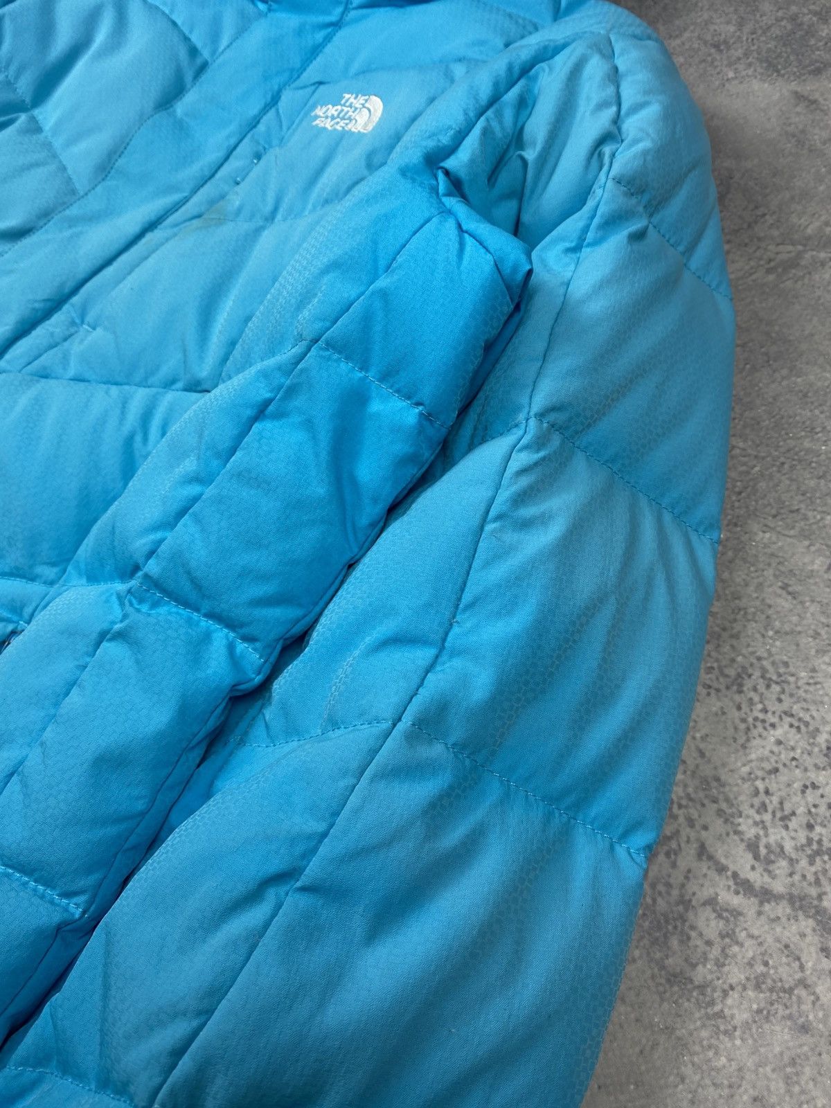 The North Face The North Face 550 Puffer Jacket Blue Fill Hooded Snow Ski Size M / US 6-8 / IT 42-44 - 12 Thumbnail