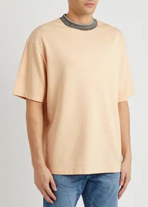 Acne Studios o1y0824 Logo Stretch-Jersey T-Shirt in Blush Size US S / EU 44-46 / 1 - 3 Thumbnail