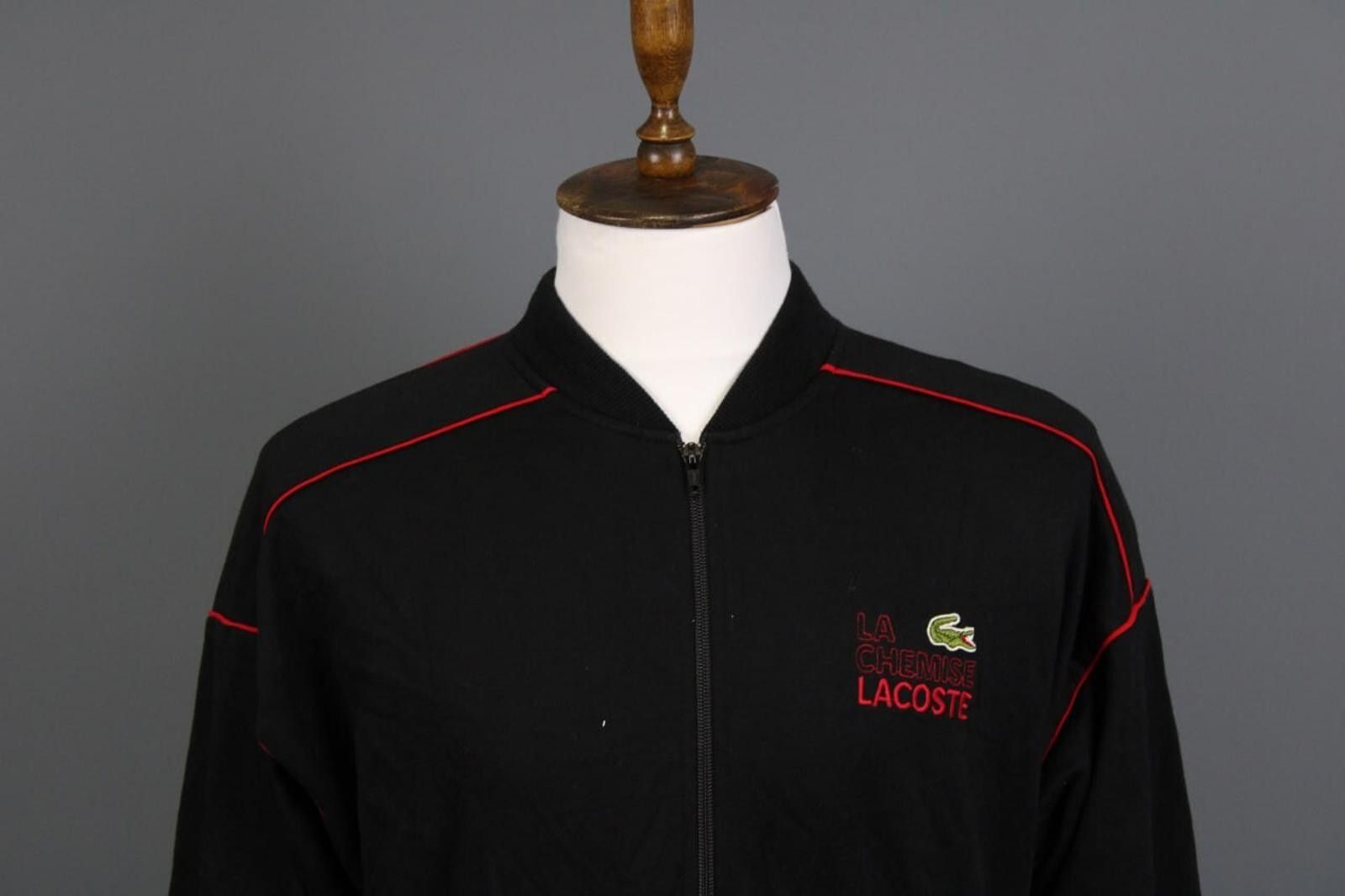Lacoste La Chemise Lacoste Black Full Zip Track Jacket Size 3 / S Size US M / EU 48-50 / 2 - 2 Thumbnail
