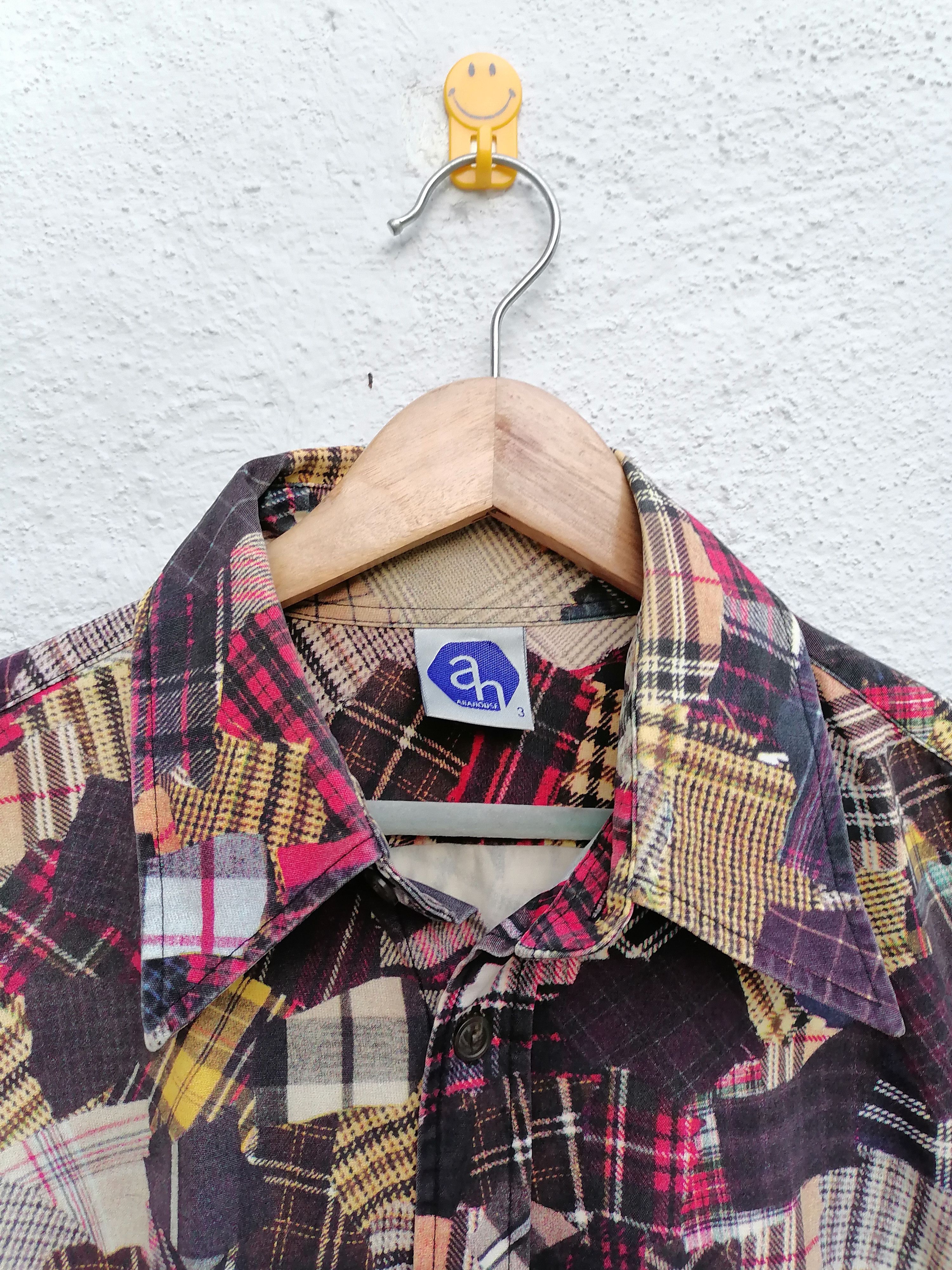 Japanese Brand Abahouse Patchwork Print Button Up Shirt Size US L / EU 52-54 / 3 - 4 Thumbnail