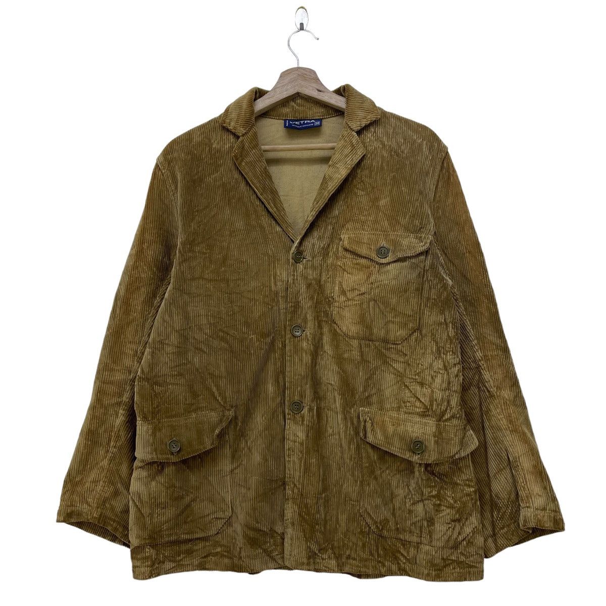 image of Military x Vetra Vintage Vetra Corduroy Jacket in Brown, Men's (Size Medium)