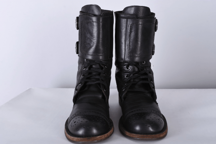 Brunello Cucinelli Women's Brunello Cucinelli Leather Boots Size 37.5/ UK4.5 Size US 7.5 / IT 37.5 - 3 Thumbnail