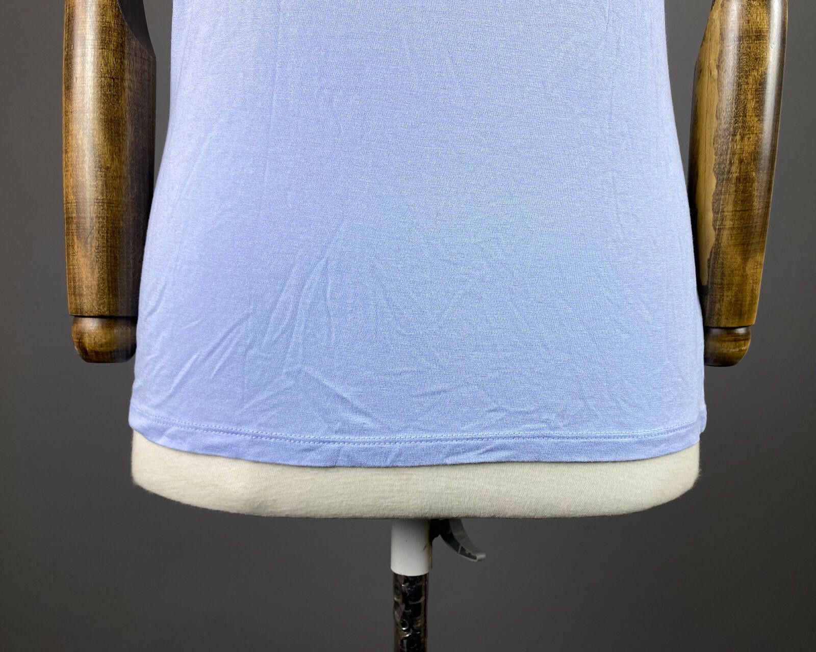 T by Alexander Wang T Alexander Wang Blue V-Neck SleevelessT-Shirt Size S Size S / US 4 / IT 40 - 7 Thumbnail