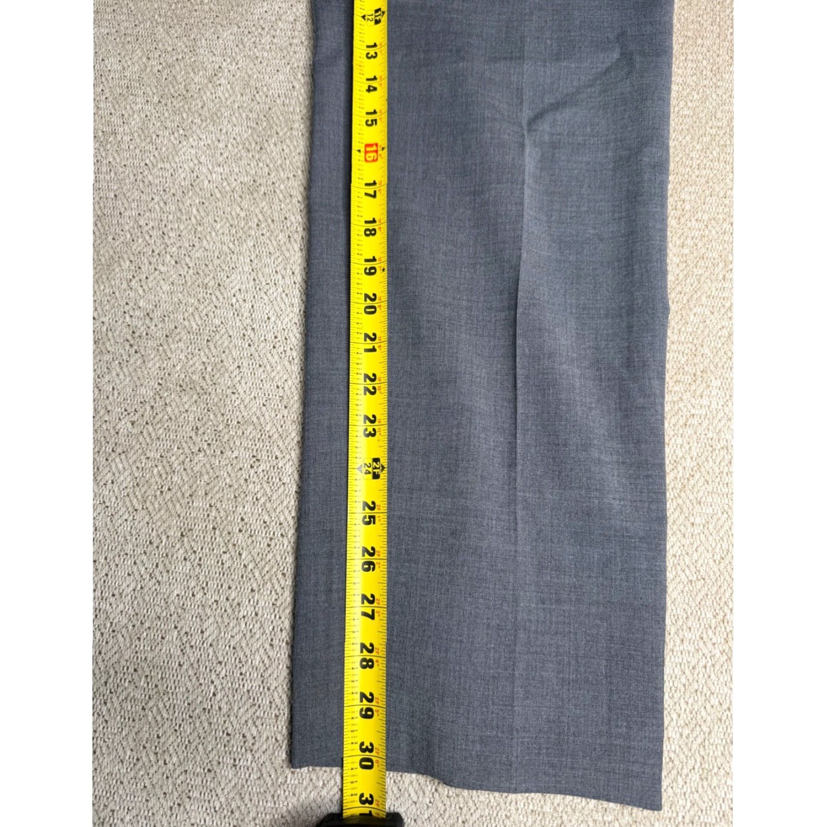Ralph Lauren Vtg Lauren Ralph Lauren High Performance Wool Dress Pants Mens 36x30 Gray Y2k Size US 36 / EU 52 - 6 Thumbnail