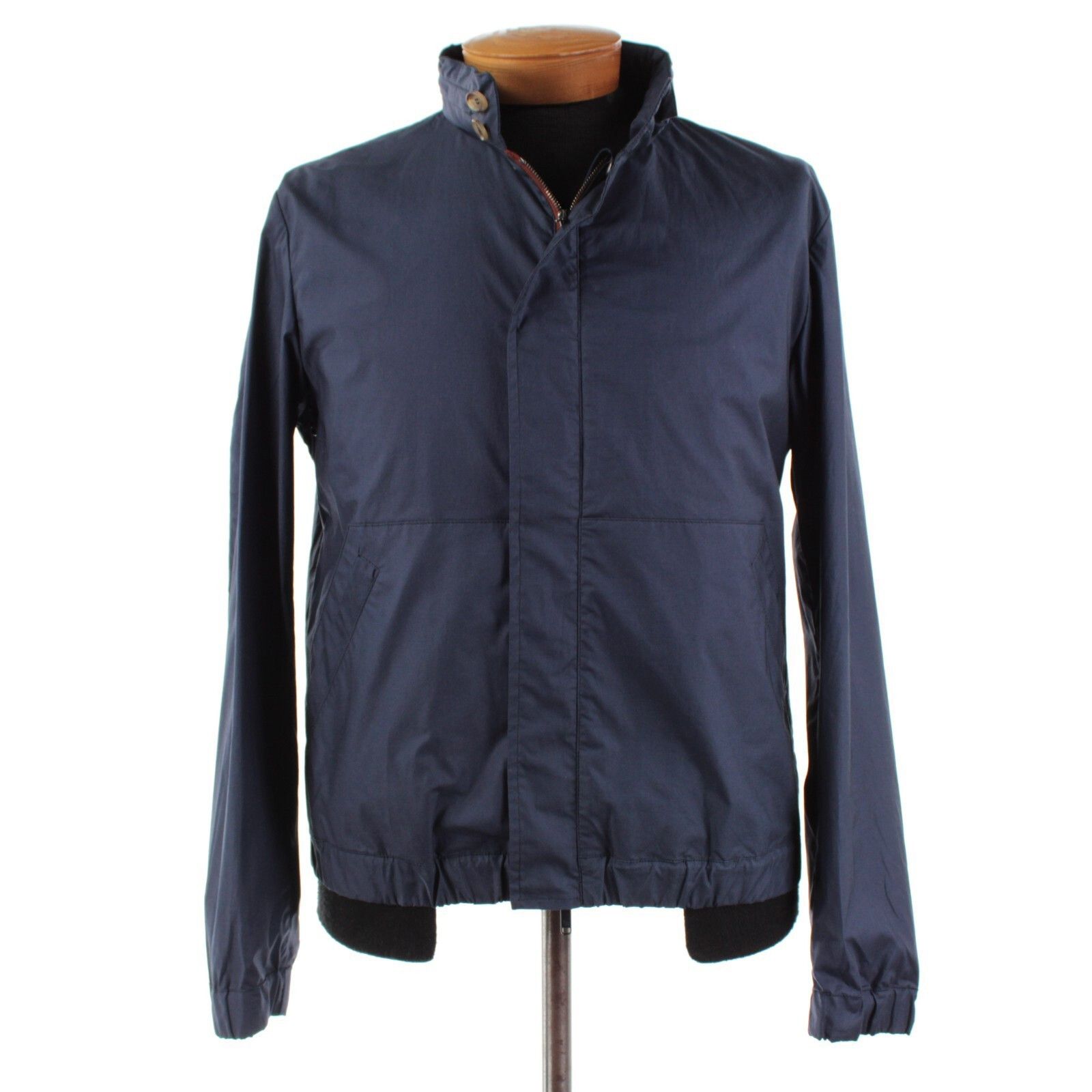 Luciano Barbera Luciano Barbera Jacket Size M US In Blue Cotton Blend Size US M / EU 48-50 / 2 - 1 Thumbnail