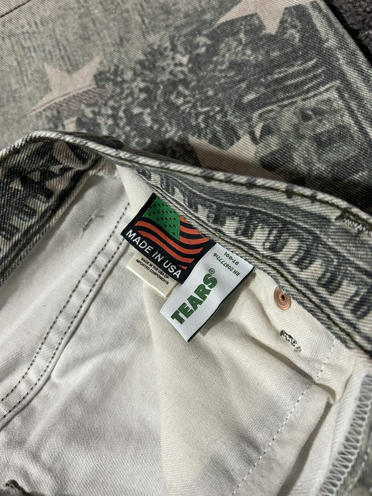 DENIM TEARS Denim Tears C.R.E.A.M Jeans Size US 31 - 5 Thumbnail