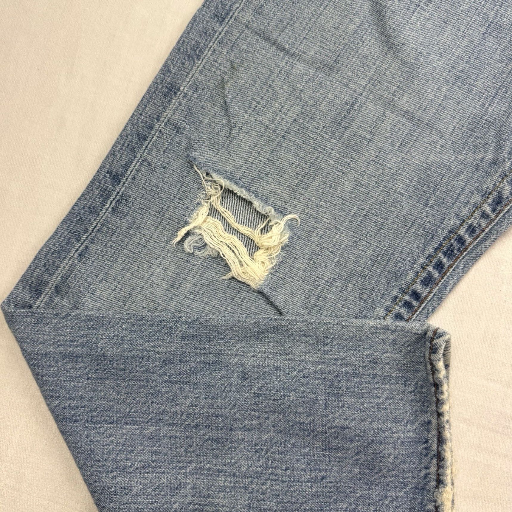 Vintage VINTAGE Aeropostale Jeans Bootcut Adult 31x30 Relaxed Blue 90s Punk Mens Jeans Size US 31 - 3 Thumbnail