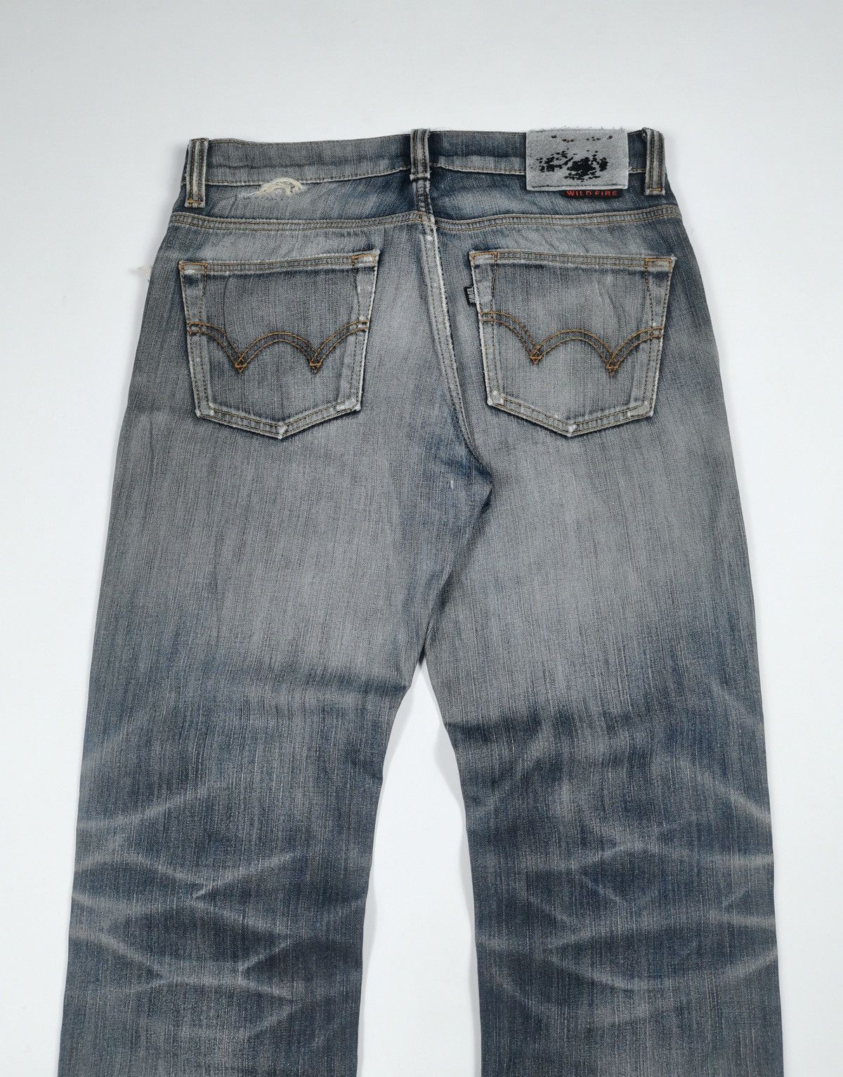 Edwin Thrashed Wild Fire Edwin Distressed Denim Jeans Size US 32 / EU 48 - 5 Thumbnail