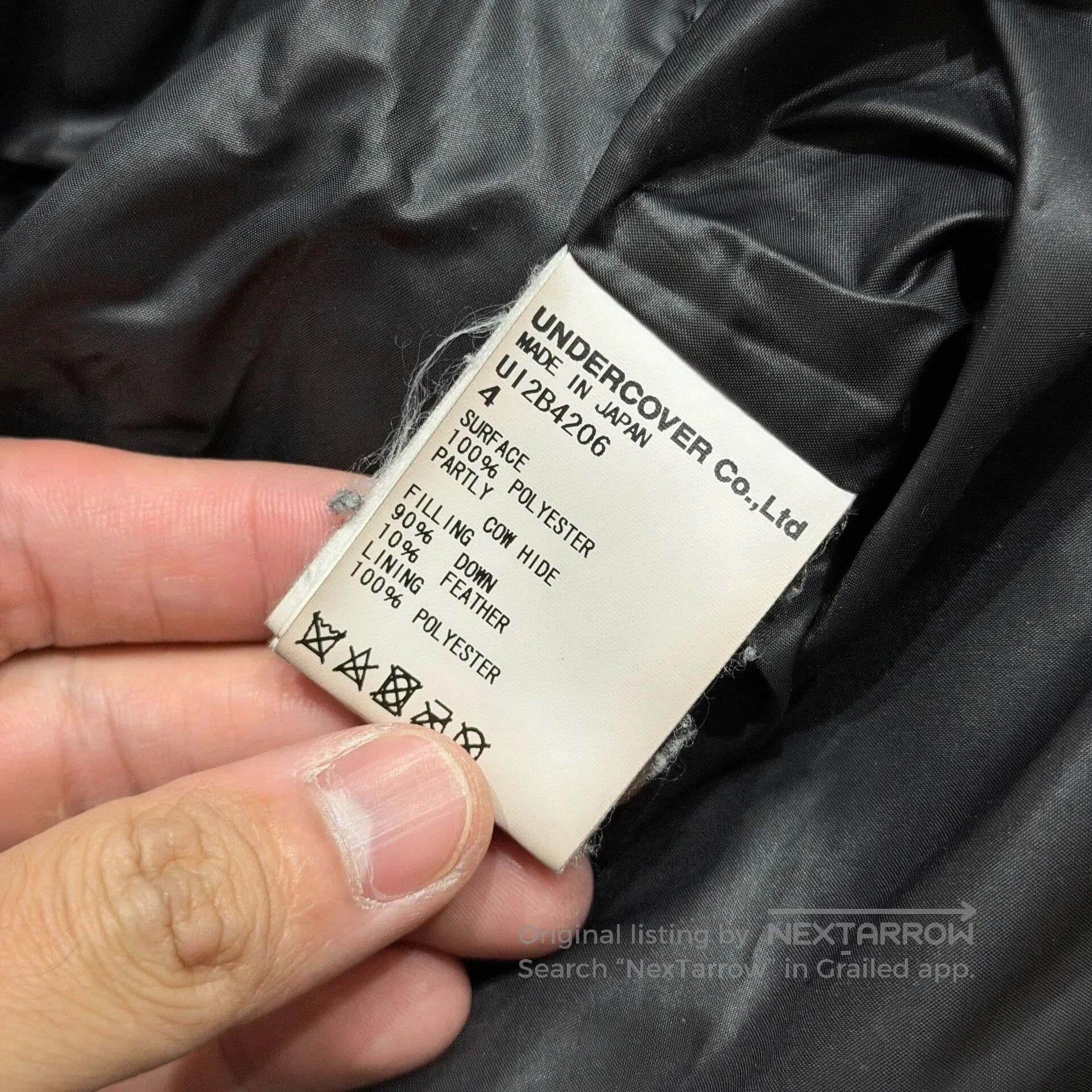 Undercover High-End Removable Sleeve Down Jacket. Size US XL / EU 56 / 4 - 6 Thumbnail
