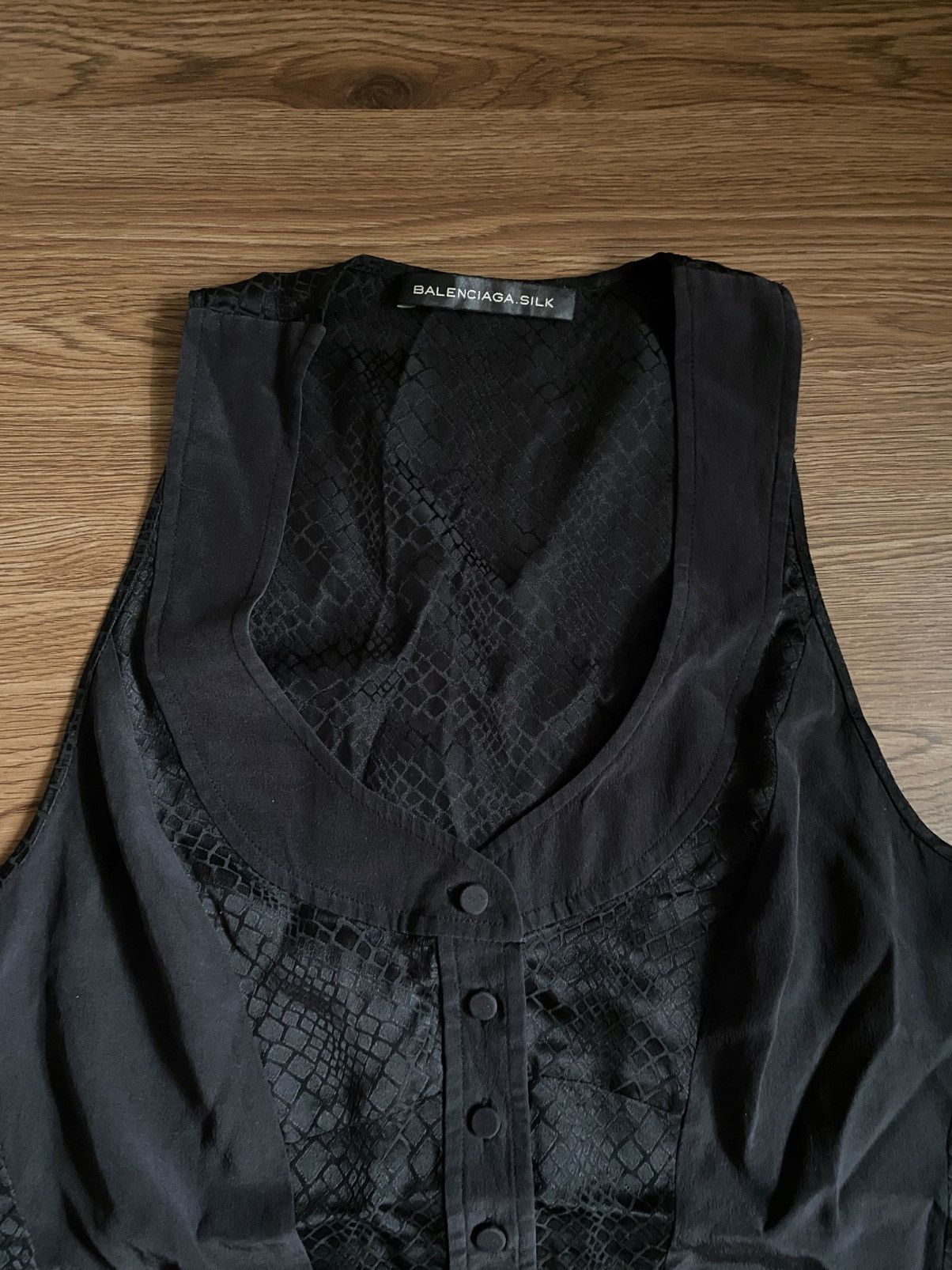 Balenciaga Balenciaga Silk Top Size S / US 4 / IT 40 - 2 Thumbnail