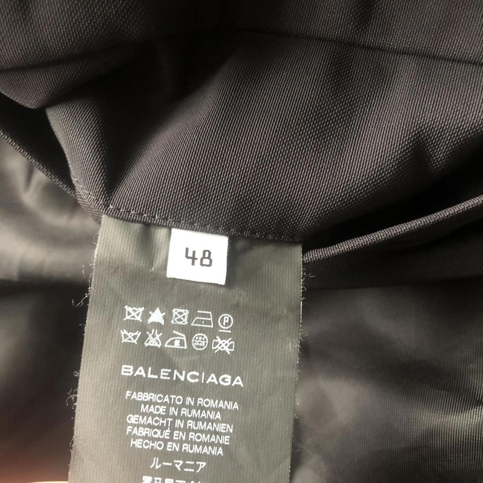 Balenciaga Balenciaga Tonal Bomber Jacket Size US M / EU 48-50 / 2 - 4 Thumbnail