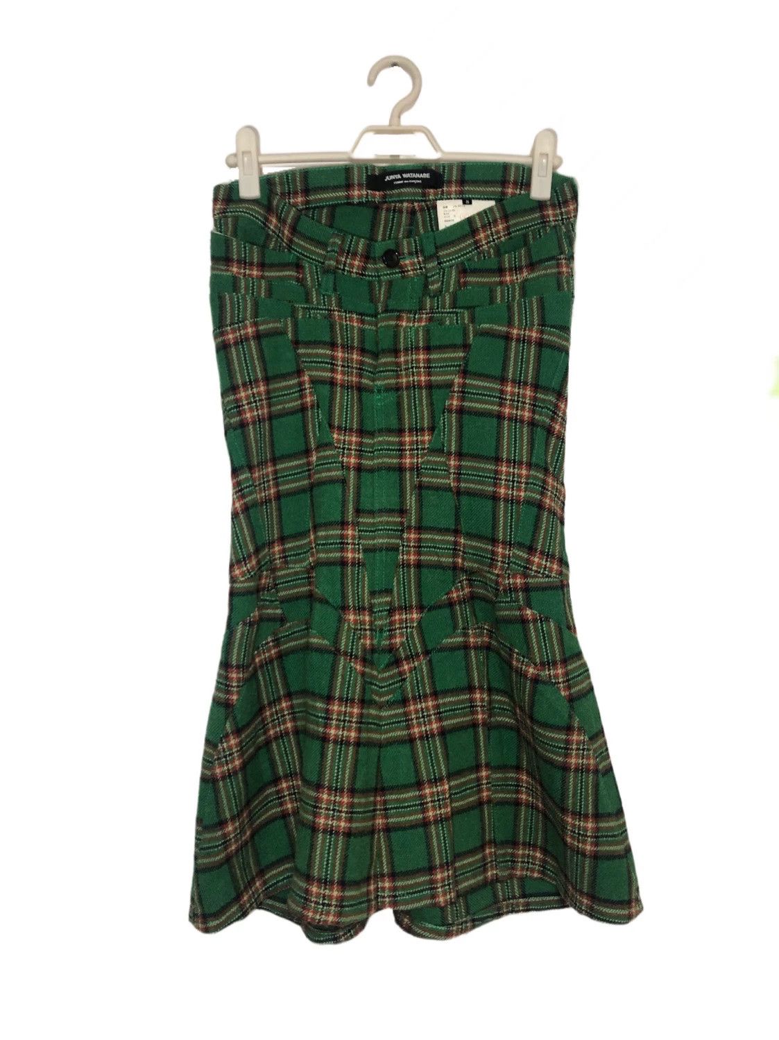 Junya Watanabe junya watanabe plaid structured skirt size s Size 24" / US 00 / IT 34 - 1 Thumbnail