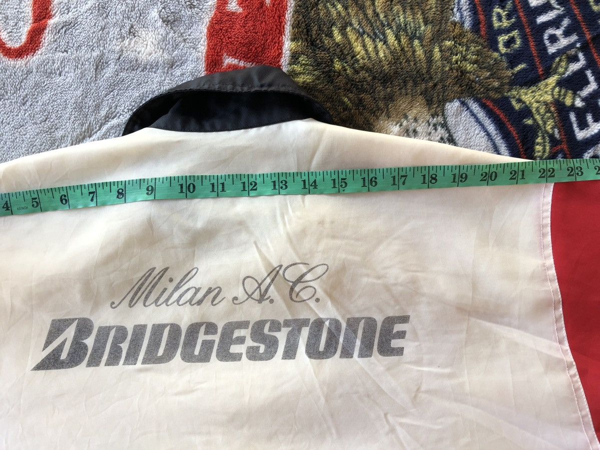 Japanese Brand Vintage AC Milan Bridgestone Nylon Jacket Rare Size US L / EU 52-54 / 3 - 10 Thumbnail