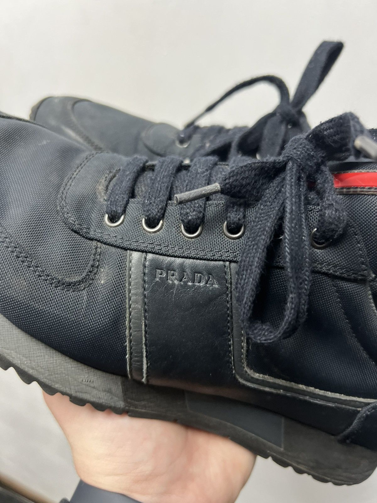 Prada Prada Luxury Sneakers Shoes Black Size US 8 / EU 41 - 9 Thumbnail