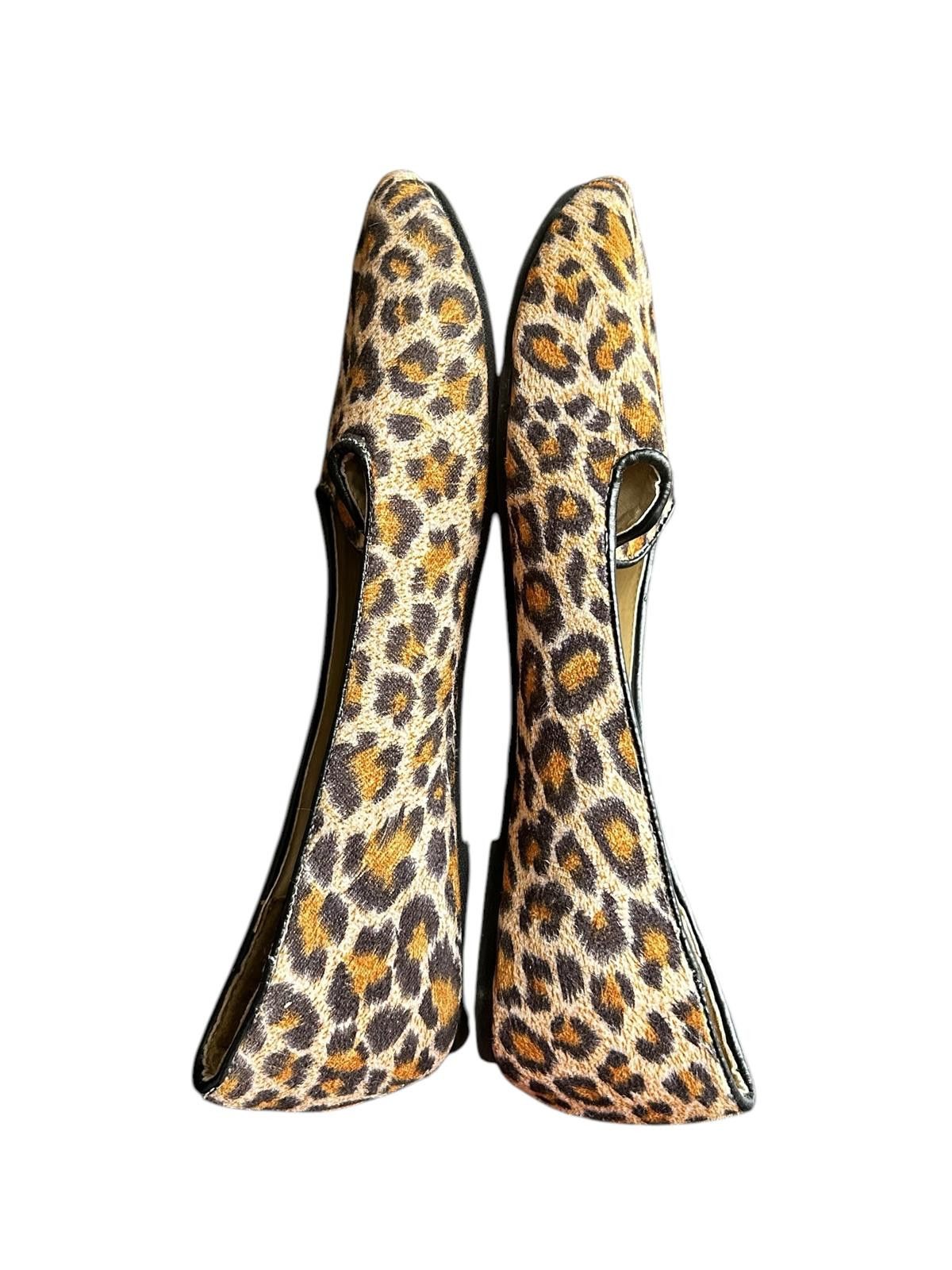 Designer Stylish Leopard Print Slip-On Flats Size US 5.5 / IT 35.5 - 3 Thumbnail