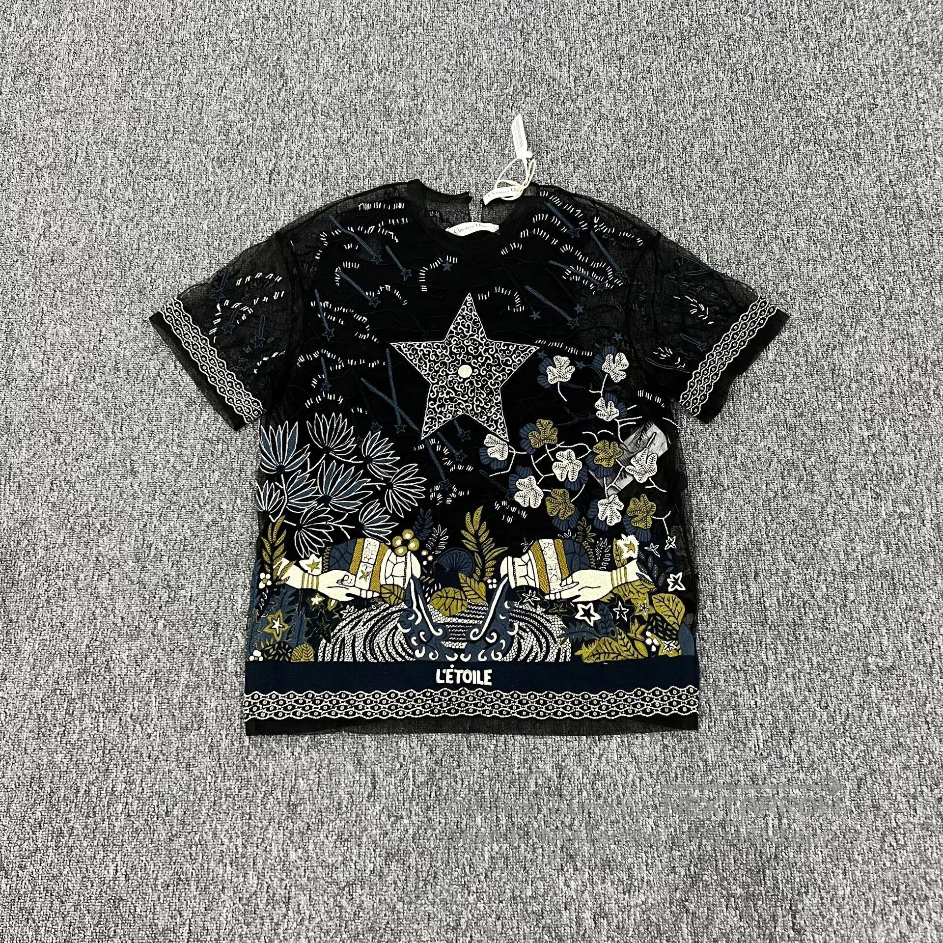 Dior Dior Heavy industry: Beaded embroidery, lace, mesh fabric Size S / US 4 / IT 40 - 1 Thumbnail