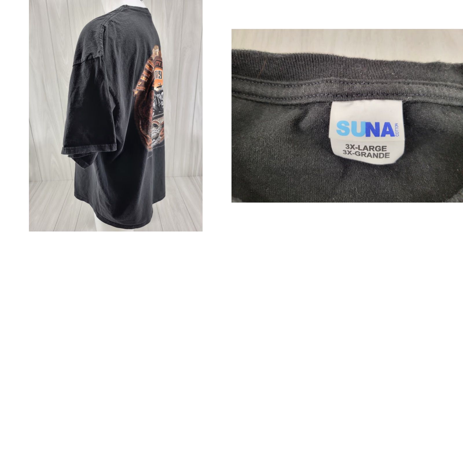 Vintage Thunder Beach 2019 T Shirt Mens 3XL Black Panama City Motorcycles Shirt Vintage No N/A Size US XXL / EU 58 / 5 - 8 Thumbnail