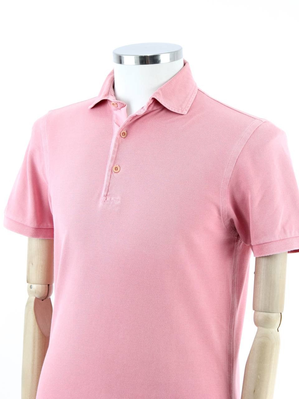 Gran Sasso GRAN SASSO Cotton pink polo shirt Size US M / EU 48-50 / 2 - 4 Thumbnail