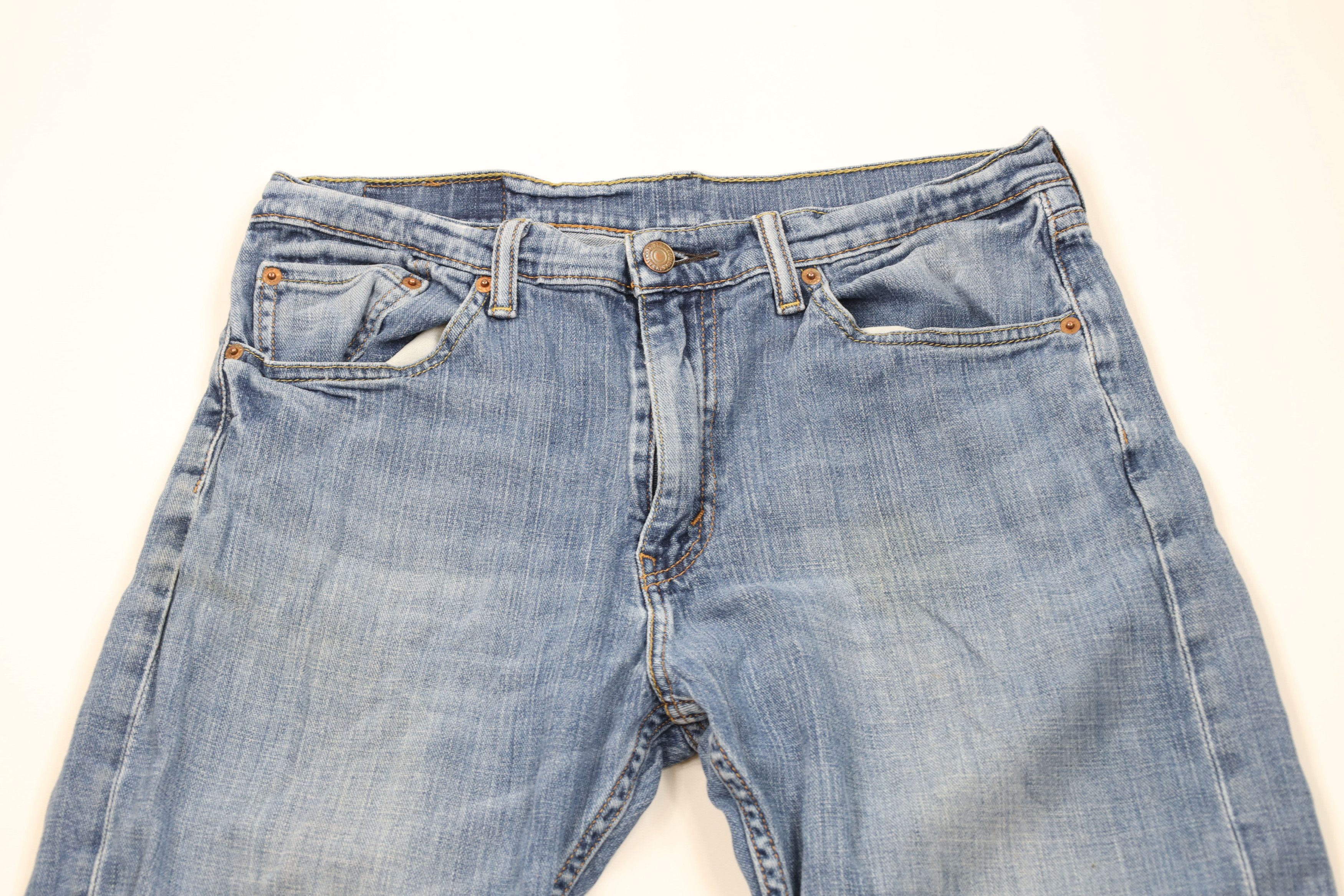 Levi's × Vintage Vintage Y2K Levis 505 Regular Fit Straight Leg Jeans Blue Size US 32 / EU 48 - 2 Thumbnail