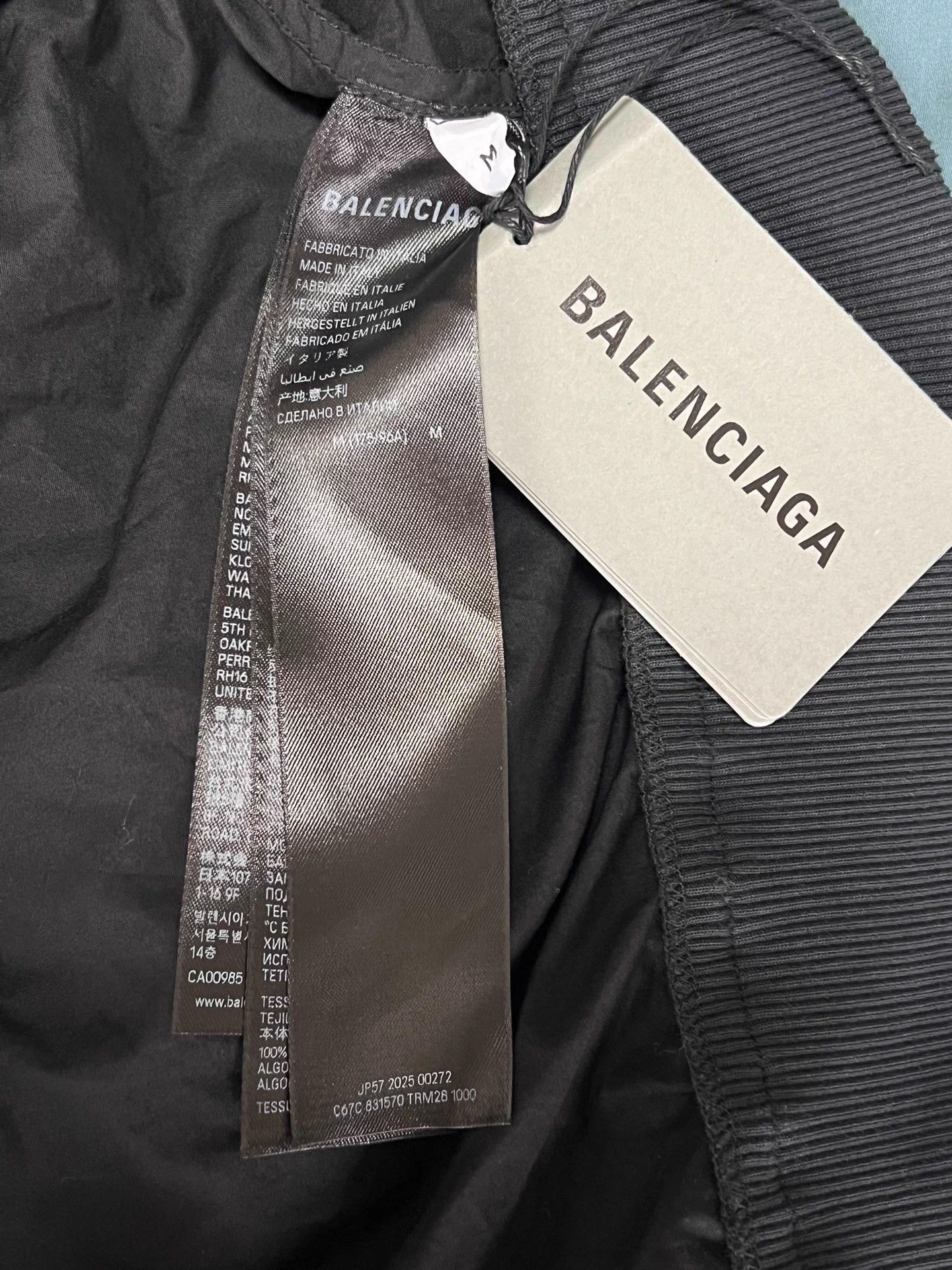 Balenciaga Balenciaga hooded colorblocked jacket black M Size US M / EU 48-50 / 2 - 8 Thumbnail