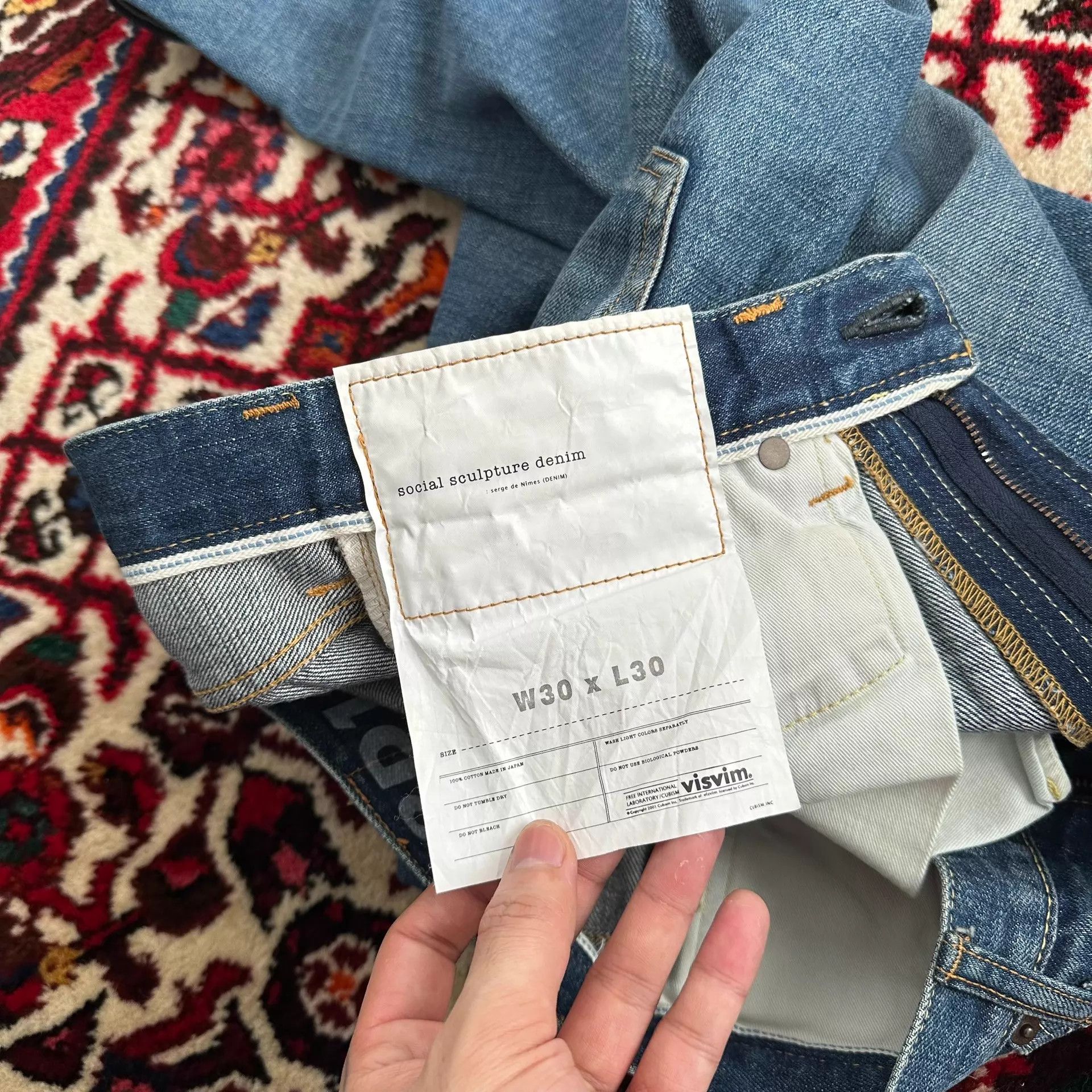 Visvim visvim 16ss 05D12 Muddy Straight Denim W30L30 9.5-9.8 Size US 30 / EU 46 - 8 Thumbnail