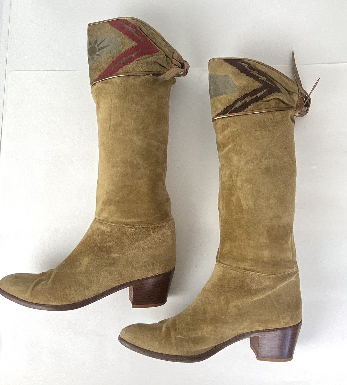 Vintage Vintage JOAN And DAVID Couture Womens Suede Boots 6 M Size US 6 / IT 36 - 7 Thumbnail
